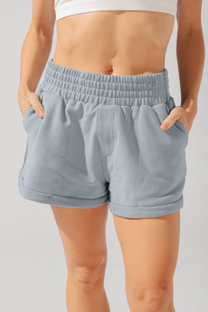 Ooey Gooey Lounge-Shorts mit Taschen – Bookworm Blue 