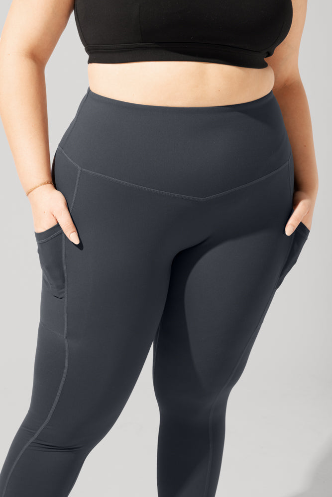 Leggings Supersculpt™ con bolsillos - Gris ahumado