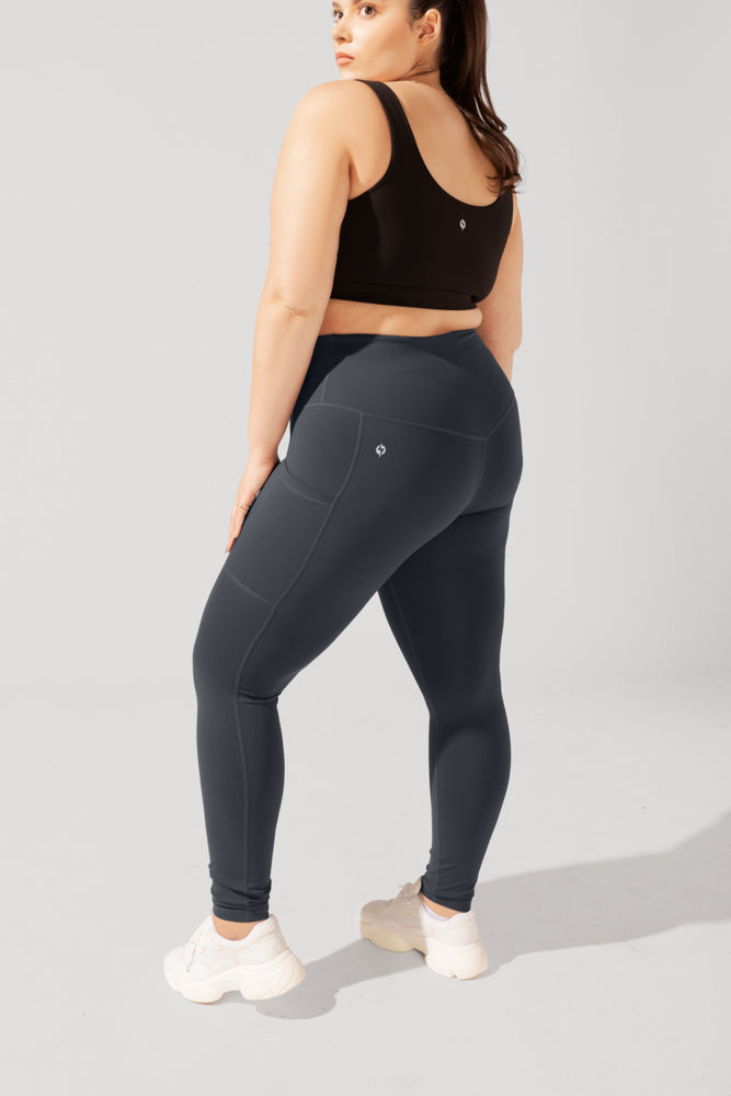 Leggings Supersculpt™ con bolsillos - Gris ahumado