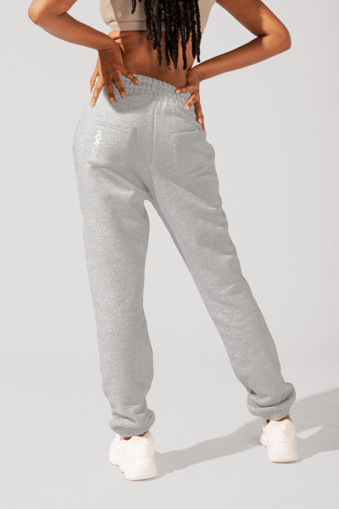 Cloud Rollover Jogginghose - Heather Grey 