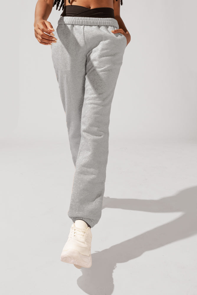 Cloud Rollover Jogginghose - Heather Grey 