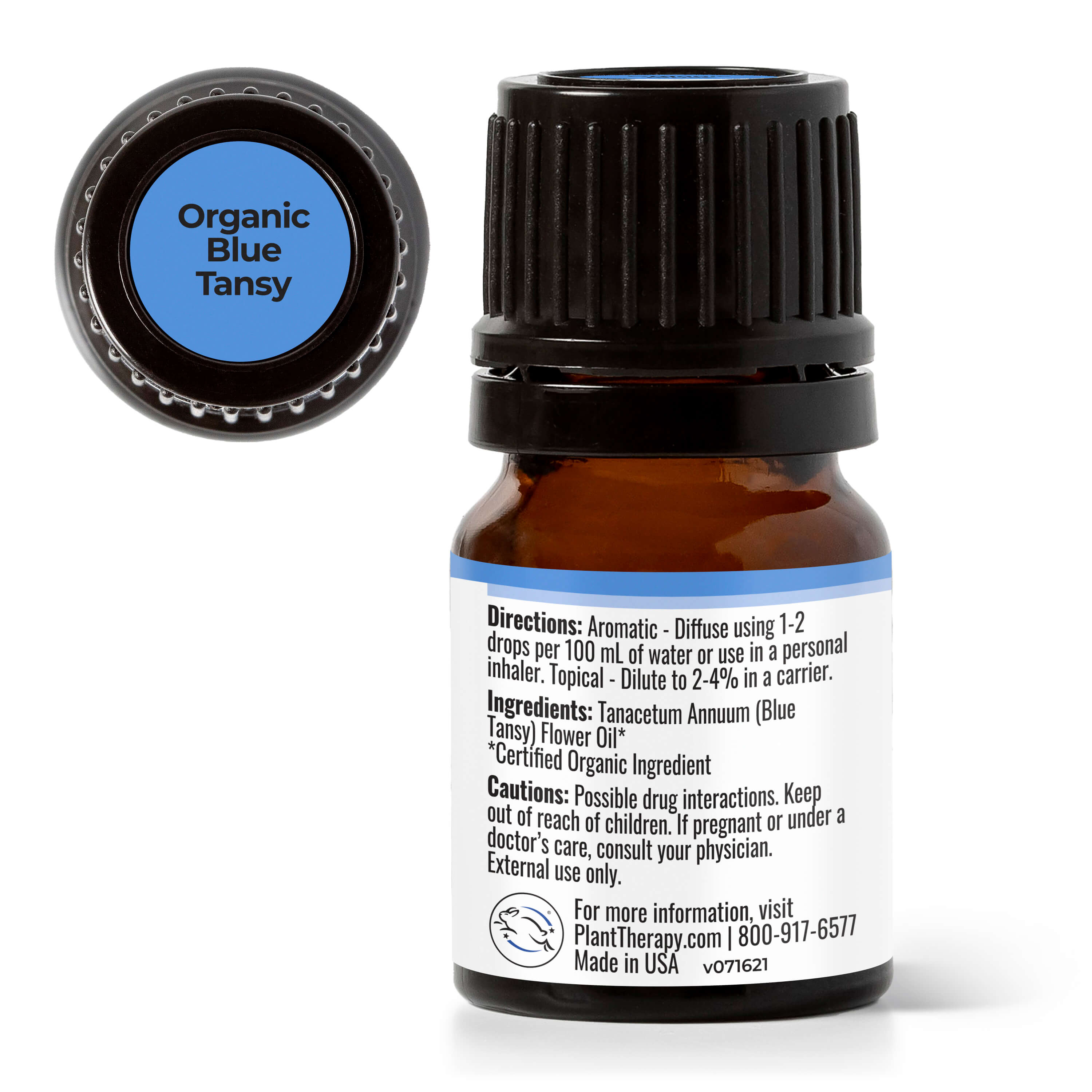 Aceite esencial de tanaceto azul orgánico