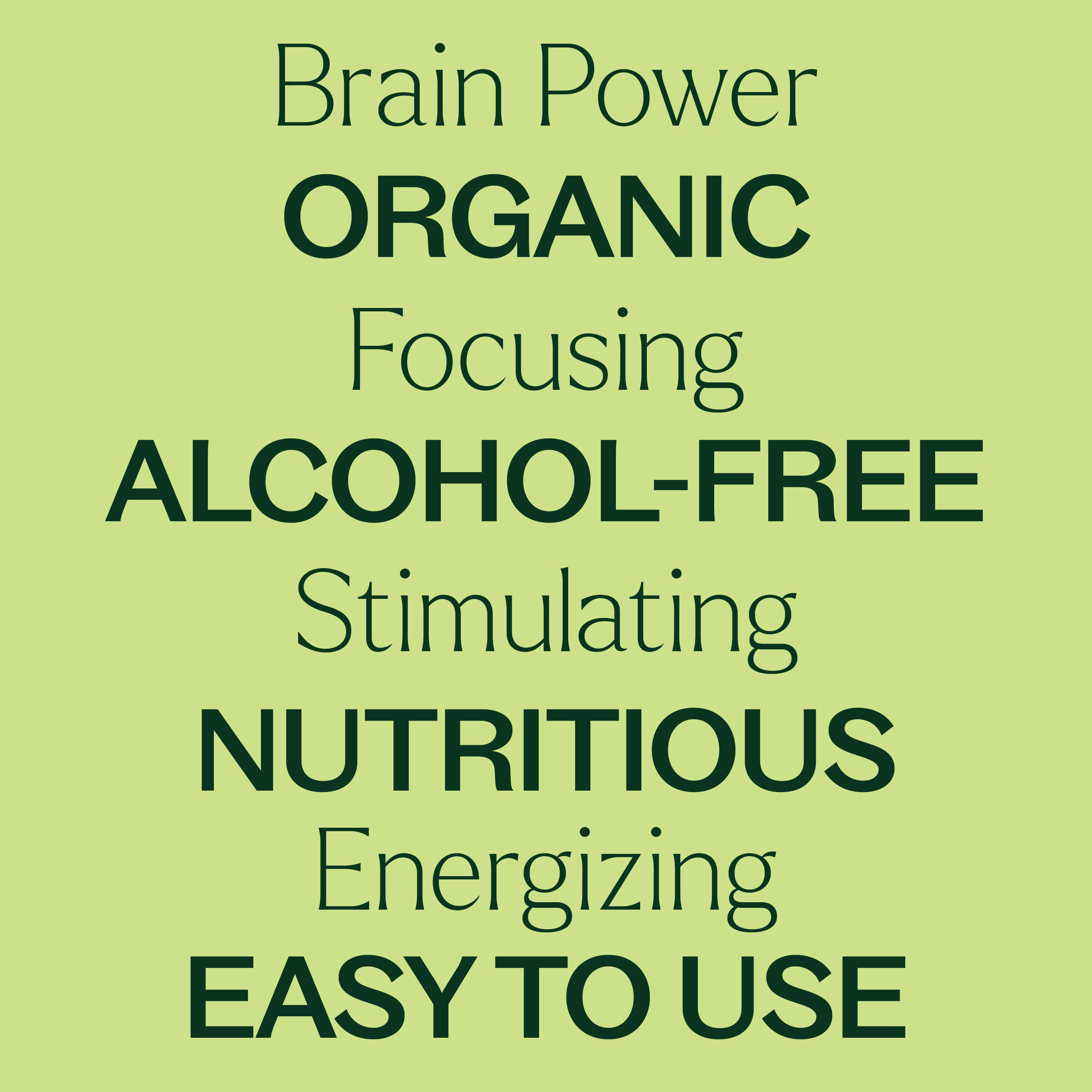 Brain Power Organic Herbal Supplement