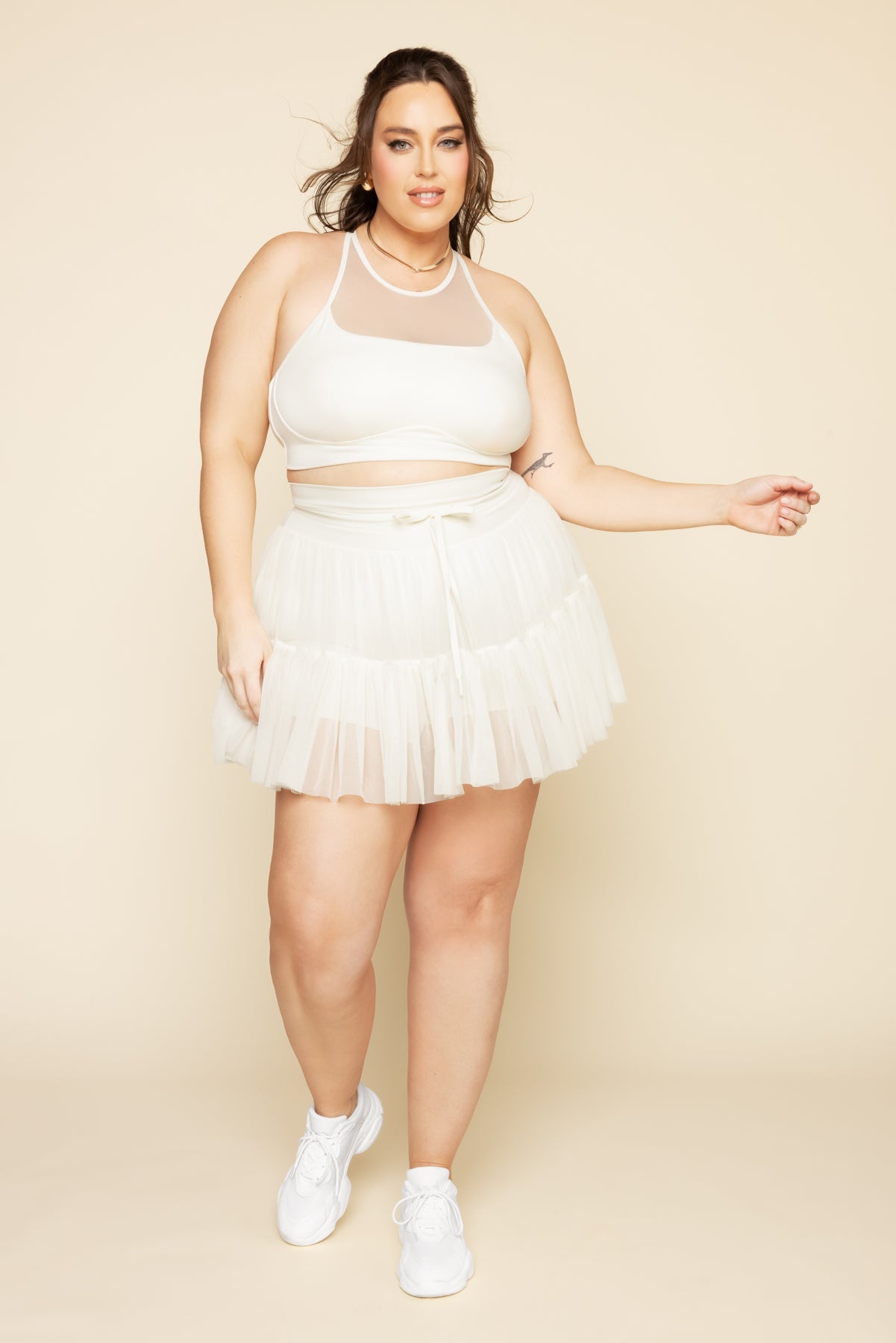 Pirouette Skort - Ivory