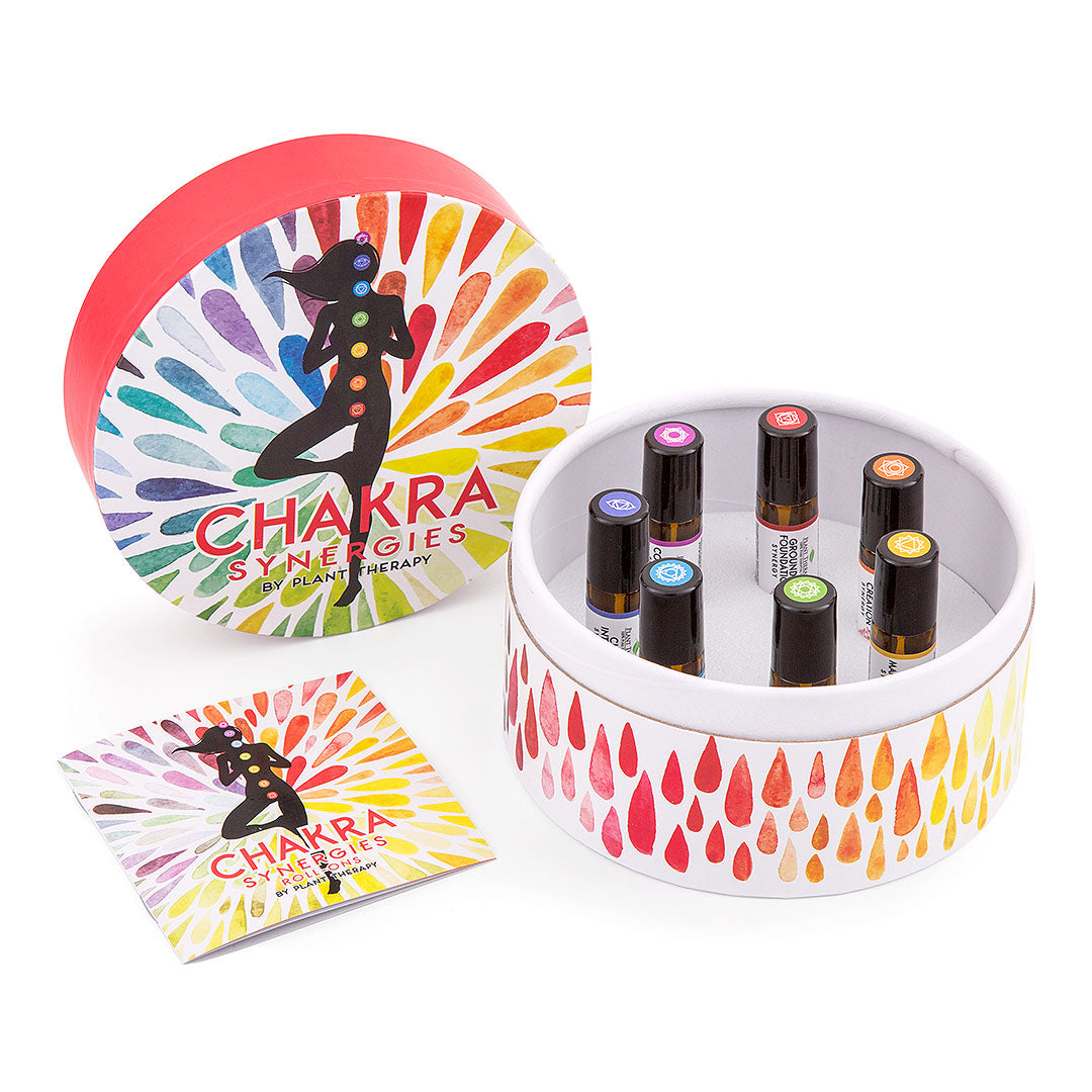 Chakra Blends Roll-On-Set mit ätherischen Ölen