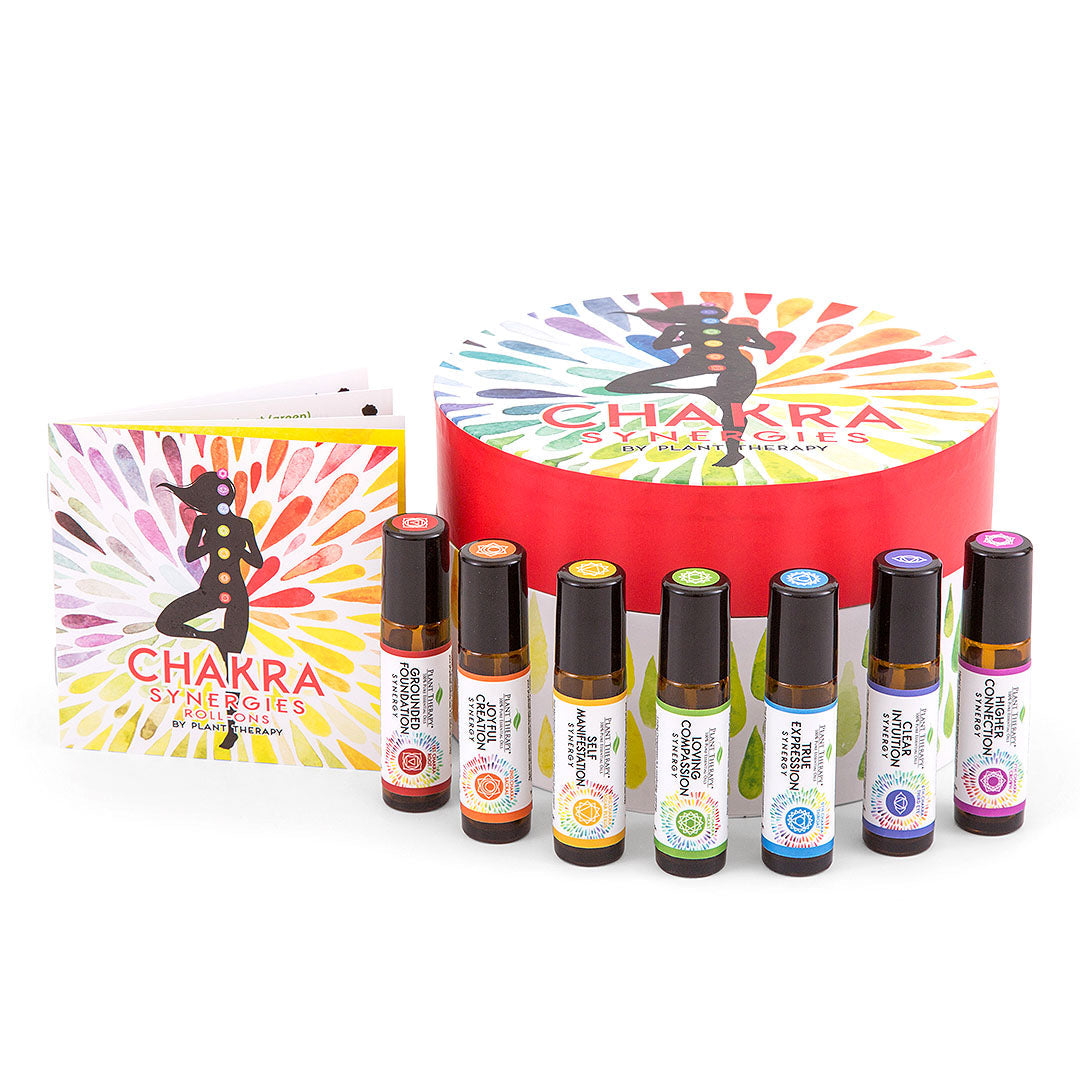 Chakra Blends Roll-On-Set mit ätherischen Ölen