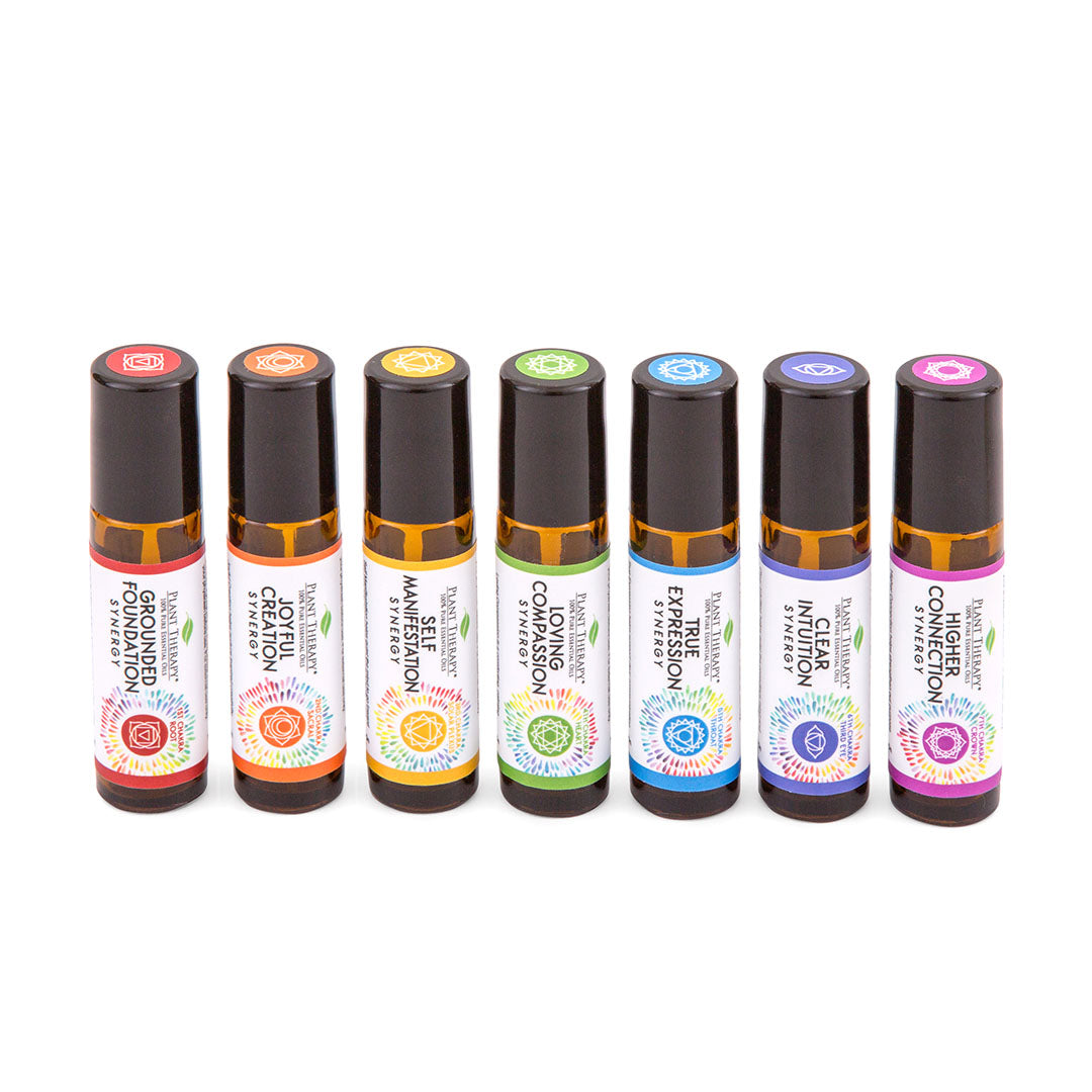 Chakra Blends Roll-On-Set mit ätherischen Ölen