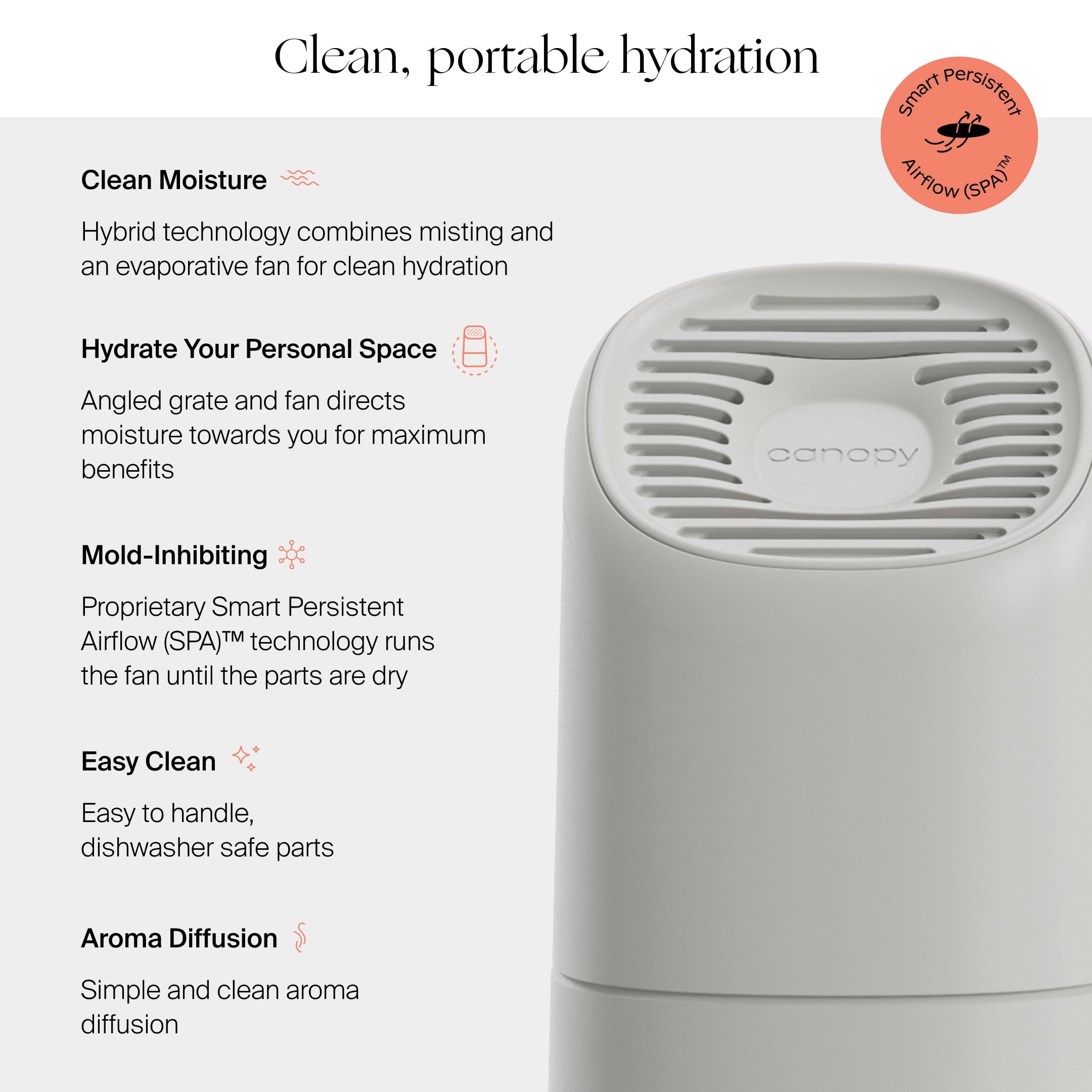 Humidificador portátil