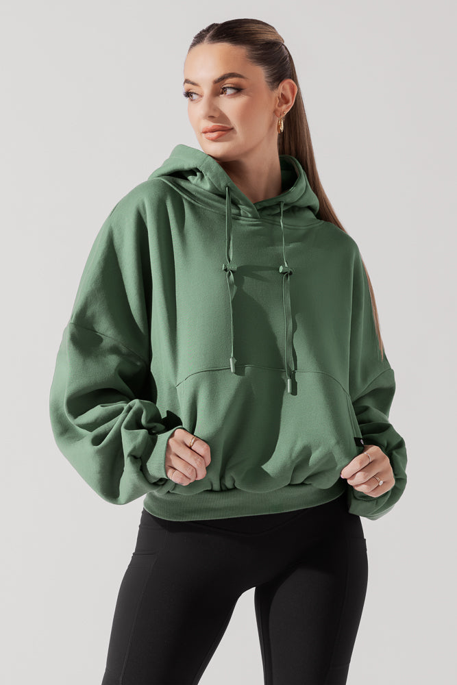 Sudadera con capucha y diseño de nubes - Juniper