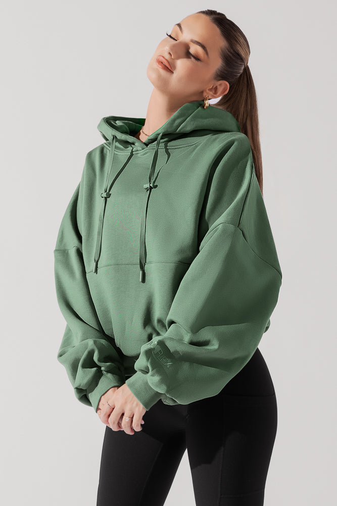 Pullover Cloud Hoodie - Wacholder