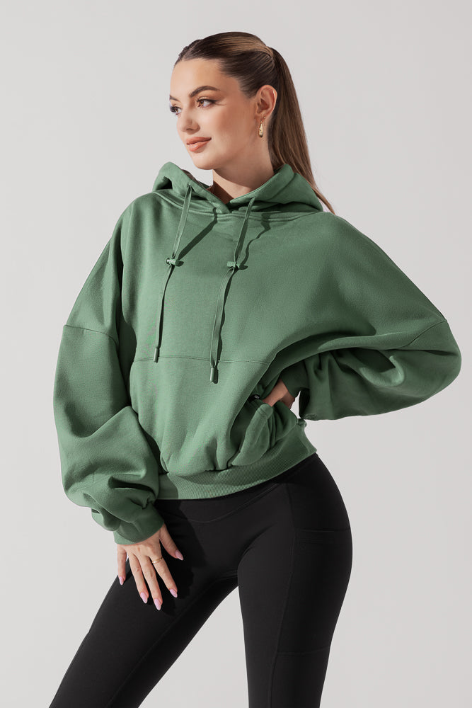 Sudadera con capucha y diseño de nubes - Juniper