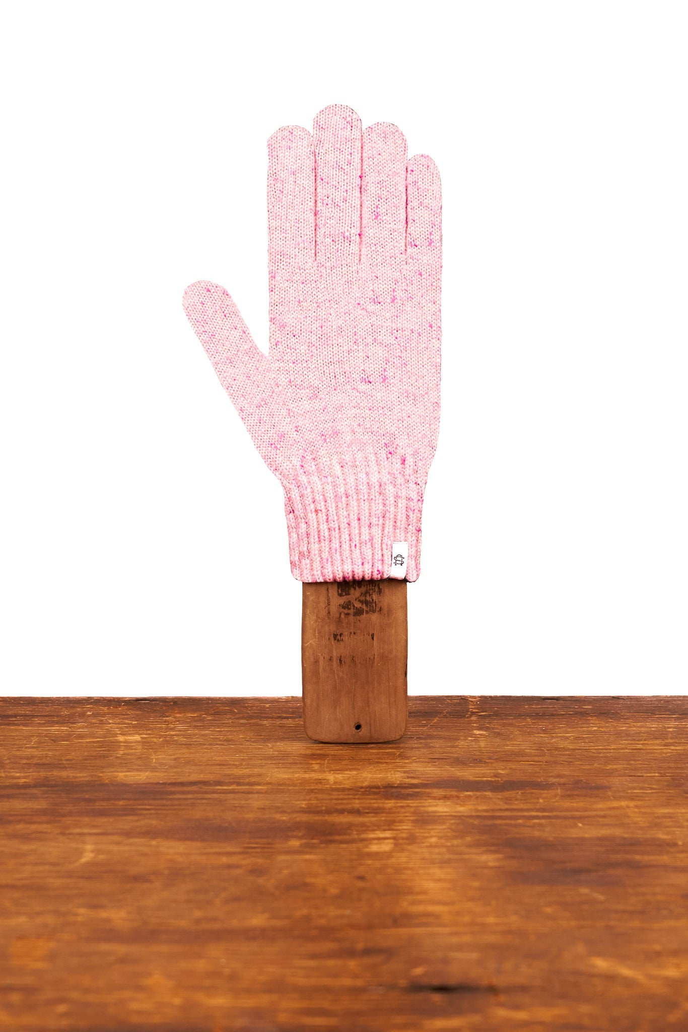 Cherry Blossom Tweed Ragg Wool Full Glove