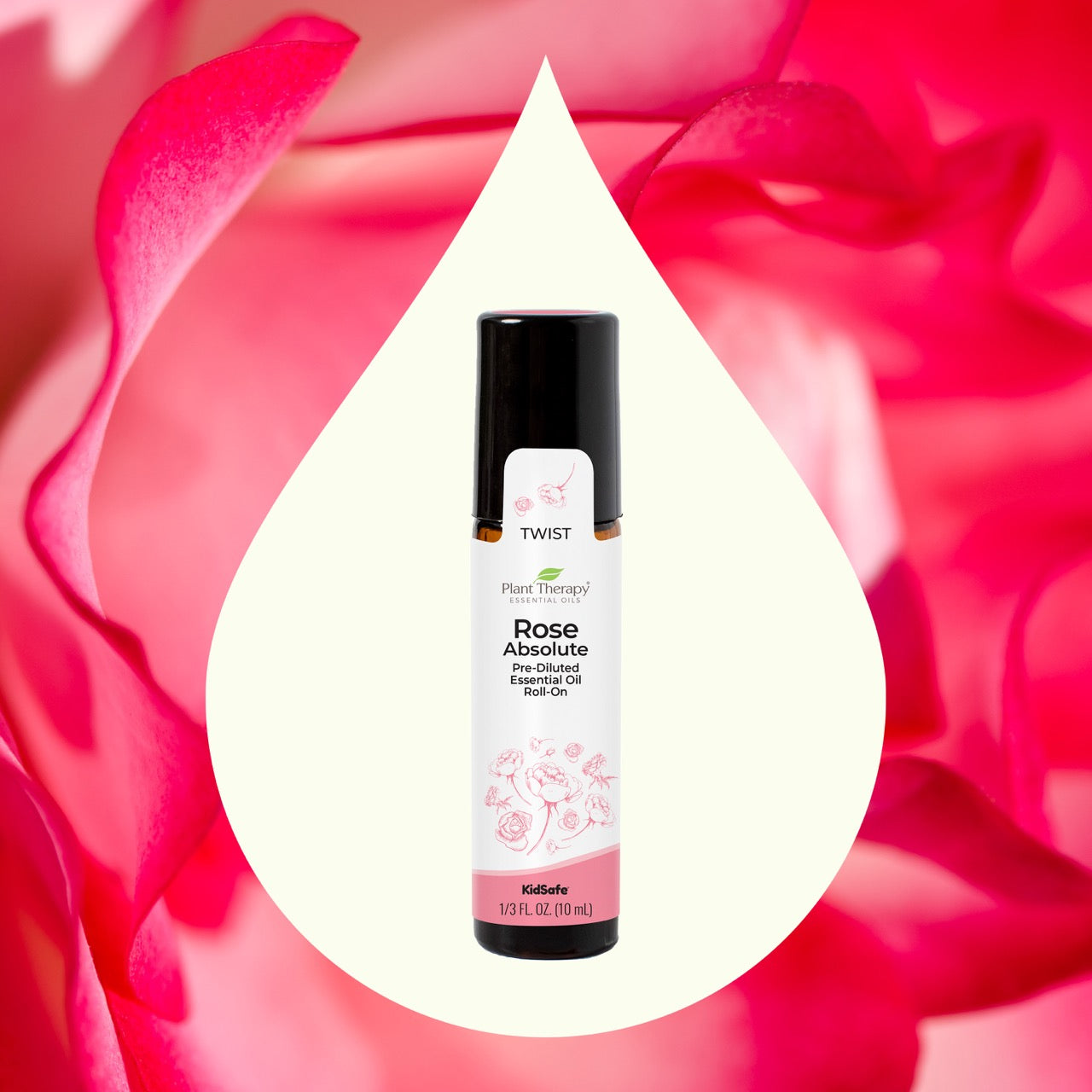 Roll-On prediluido con aceite esencial de rosa