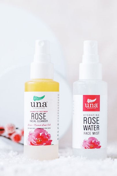 Limpiador facial suave con rosas | Una Biologicals Skin Care