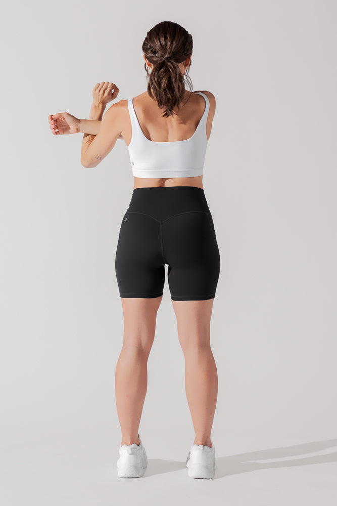 Supersculpt™ Midi Short with Pockets - Black