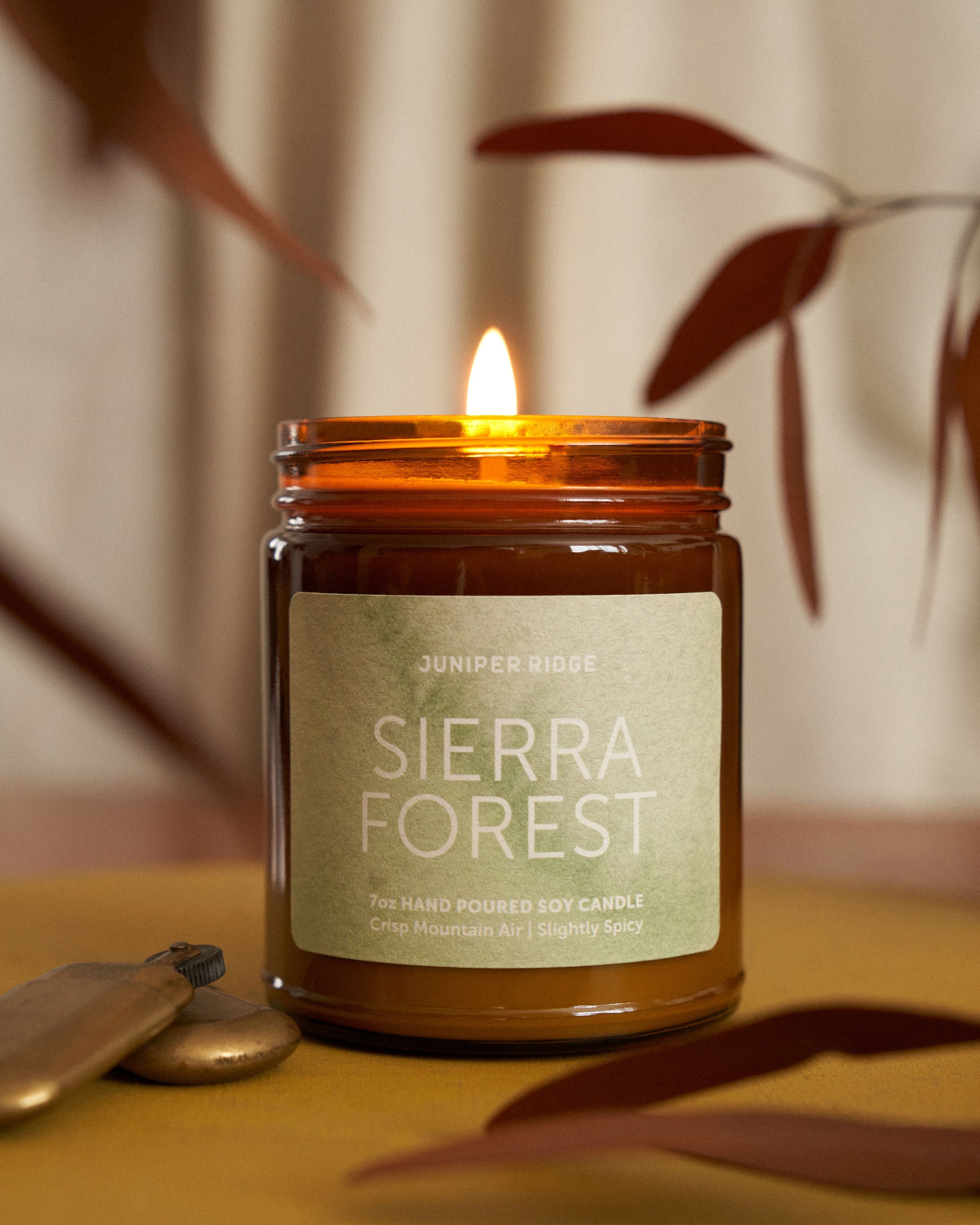 Vela de aceite esencial Sierra Forest