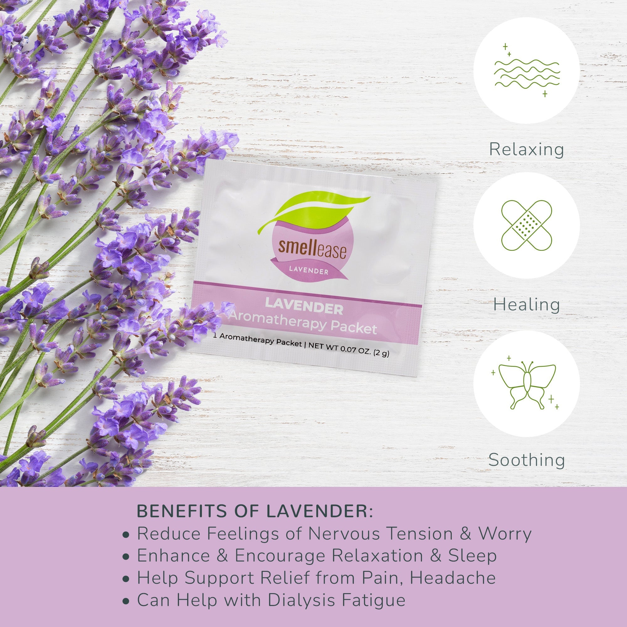 Lavendel-Aromatherapie-Paket, 25 Stück pro Box