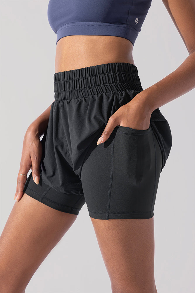 Pantalón corto Midi Supershort™ - Negro