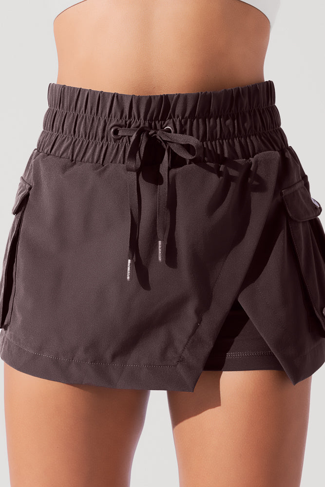 Falda pantalón de senderismo Superskort™ - Pecan 