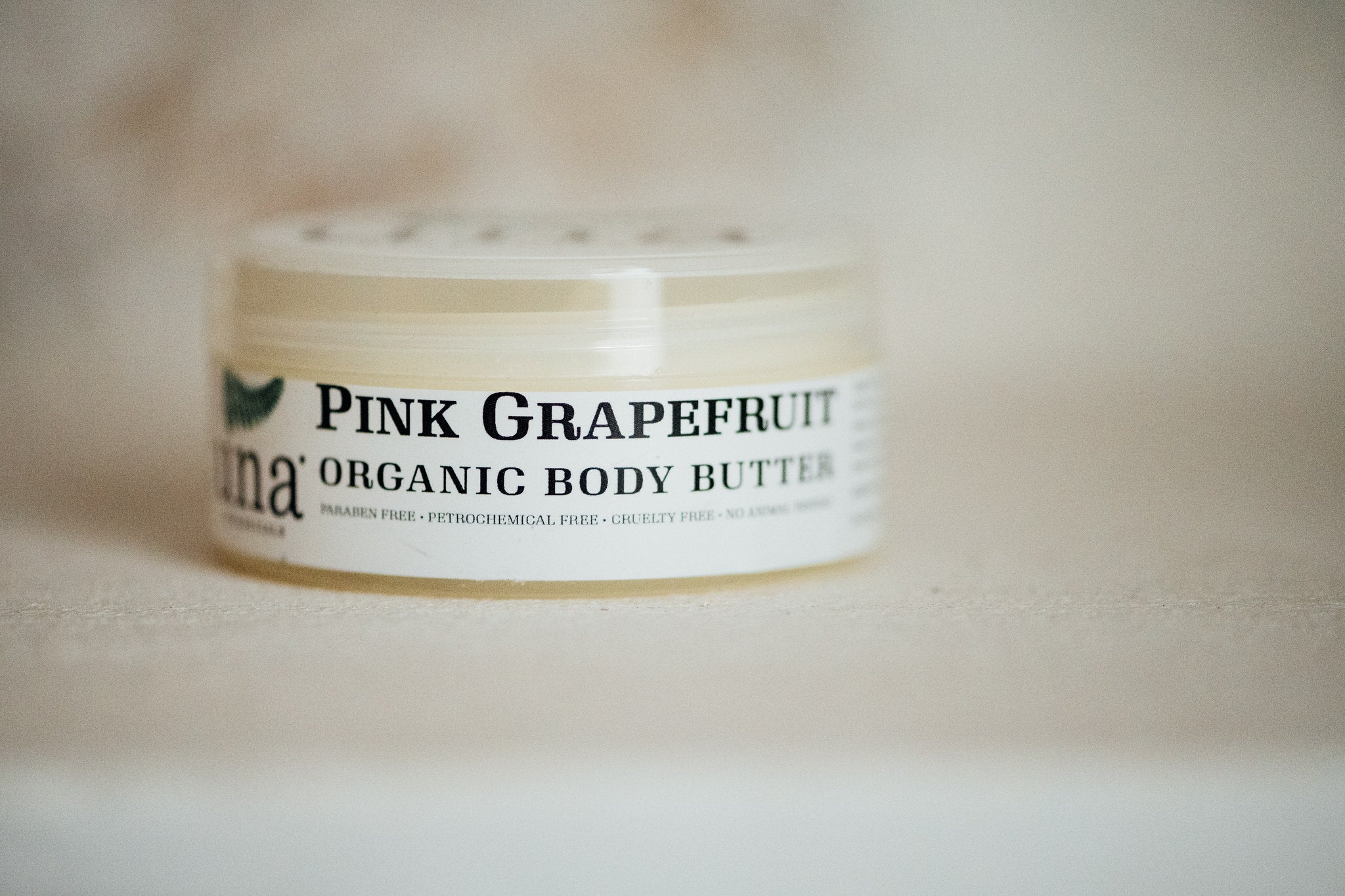 Körperbutter mit rosa Grapefruit | Natürliche Körperlotion | Una Biologicals