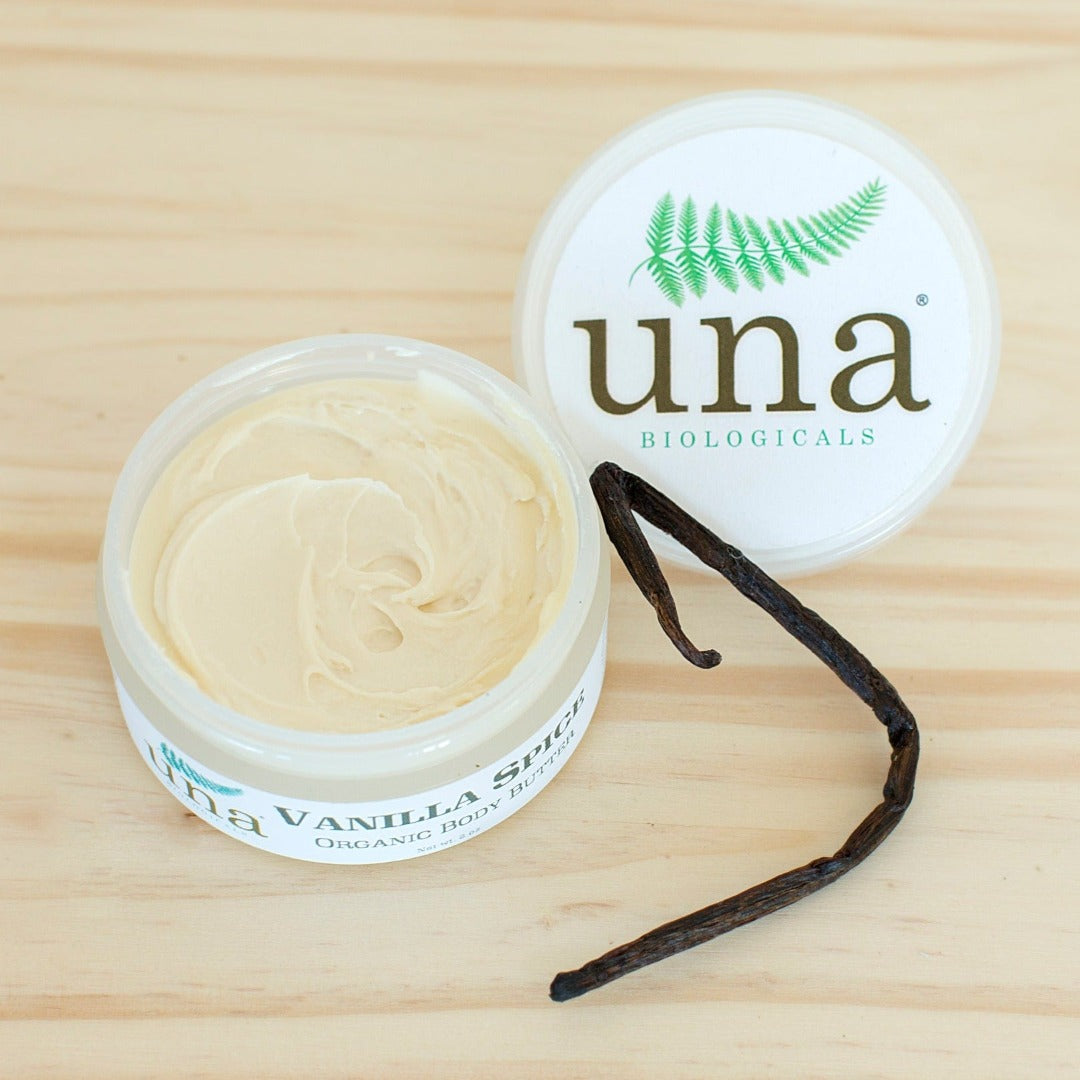 Vanilla Spice Body Butter | Natural Body Lotion | Una Biologicals