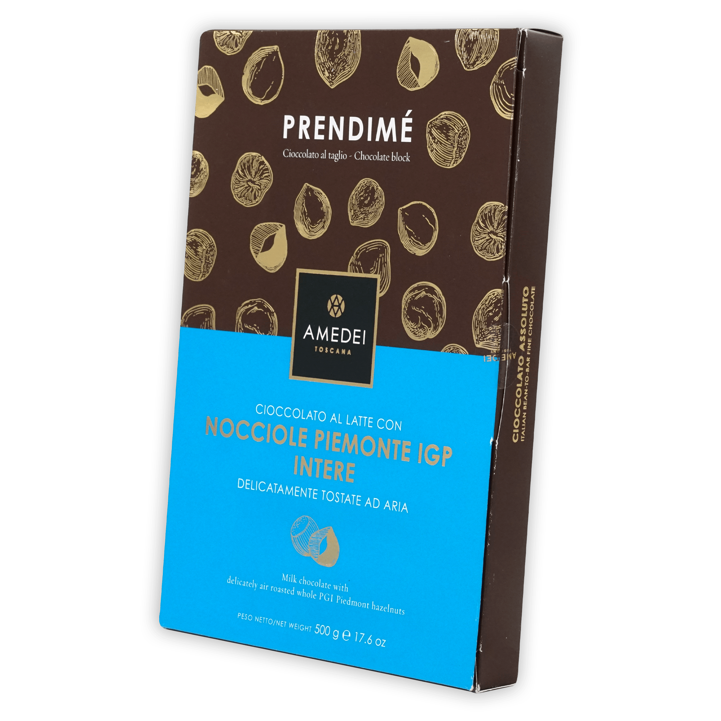 Amedei Prendimé Milk Chocolate w/ Hazelnuts (500g)