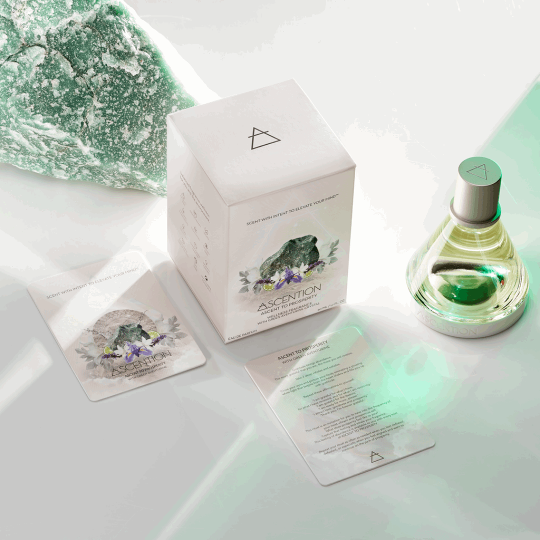 Ascention Beauty - Wellness Clean Cruelty - Free Vegan PerfumeAscent To Prosperity With Green Aventurine - M.S Skincare