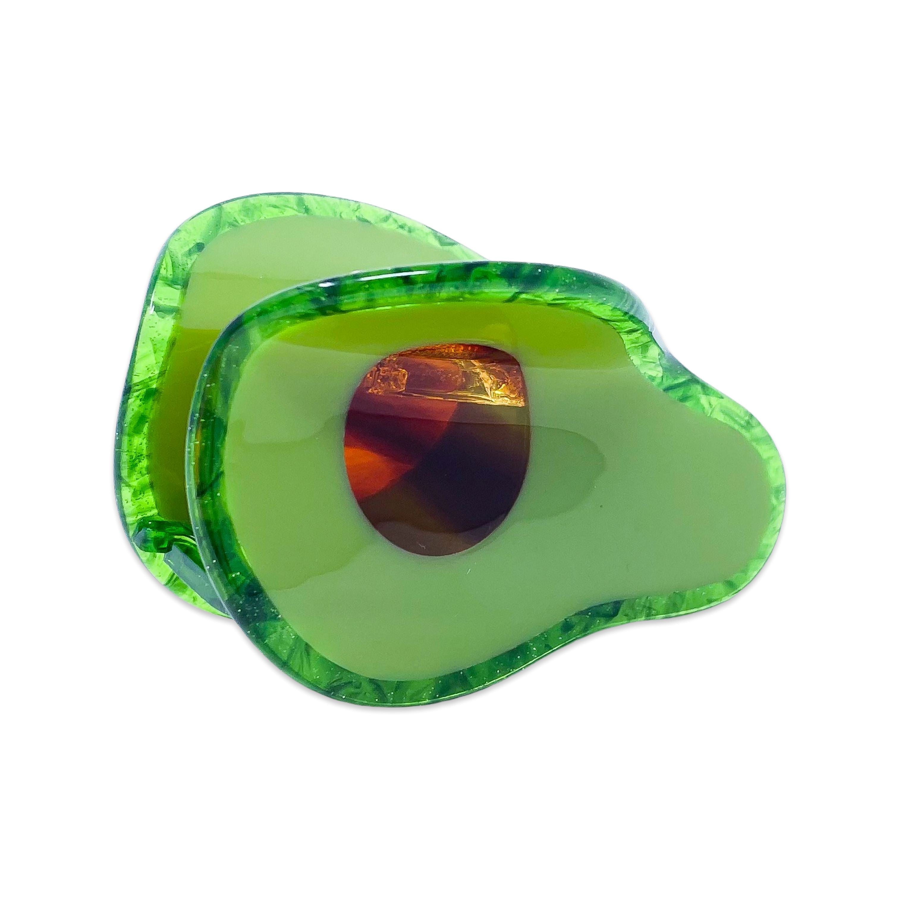 Midi Avocado Hair Claw Clip