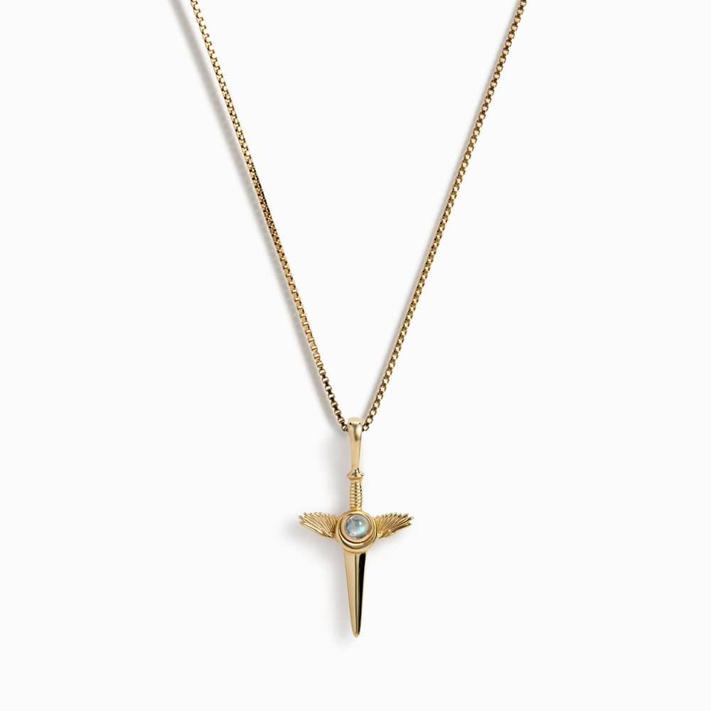 Mini Flying Dagger Necklace