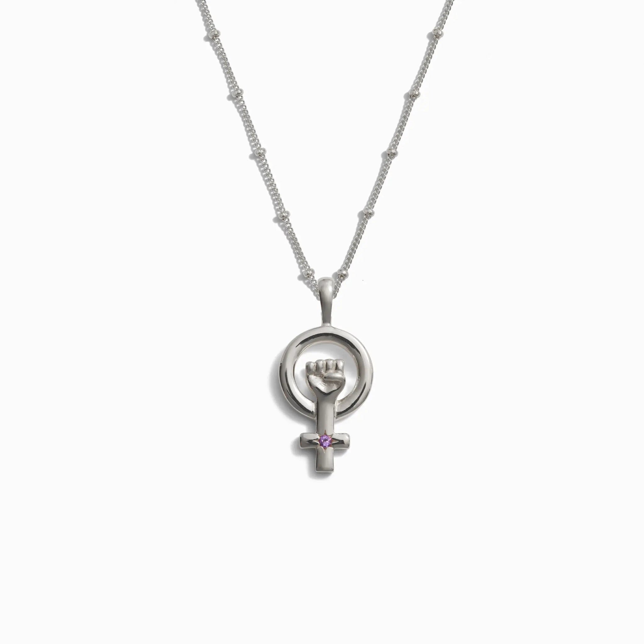 Awe Inspired Woman Power Necklace