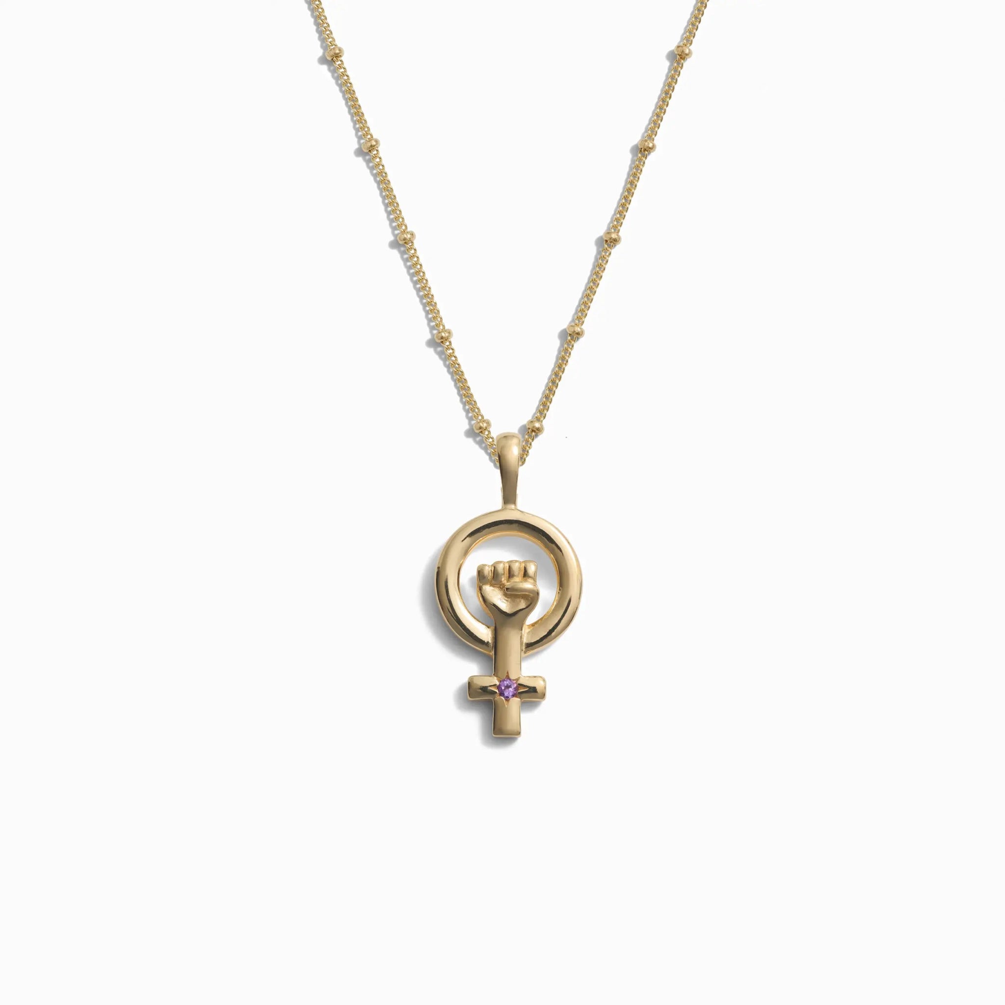 Awe Inspired Woman Power Necklace