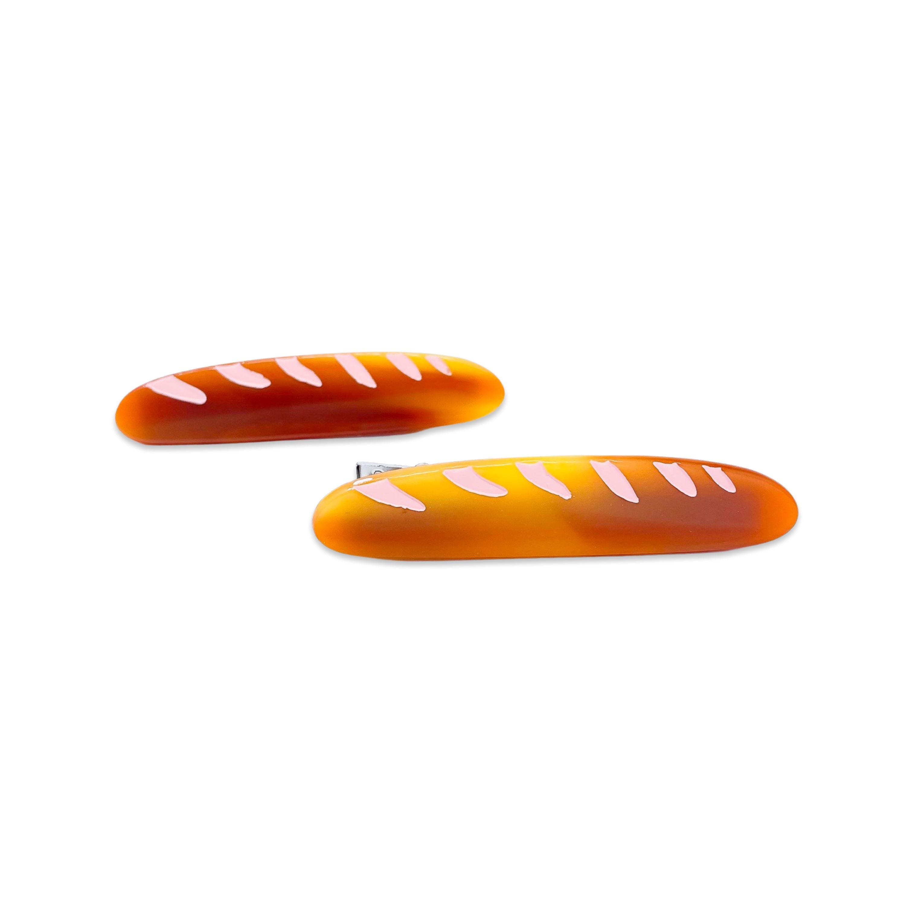 Baguette Alligator Hair Clip Set