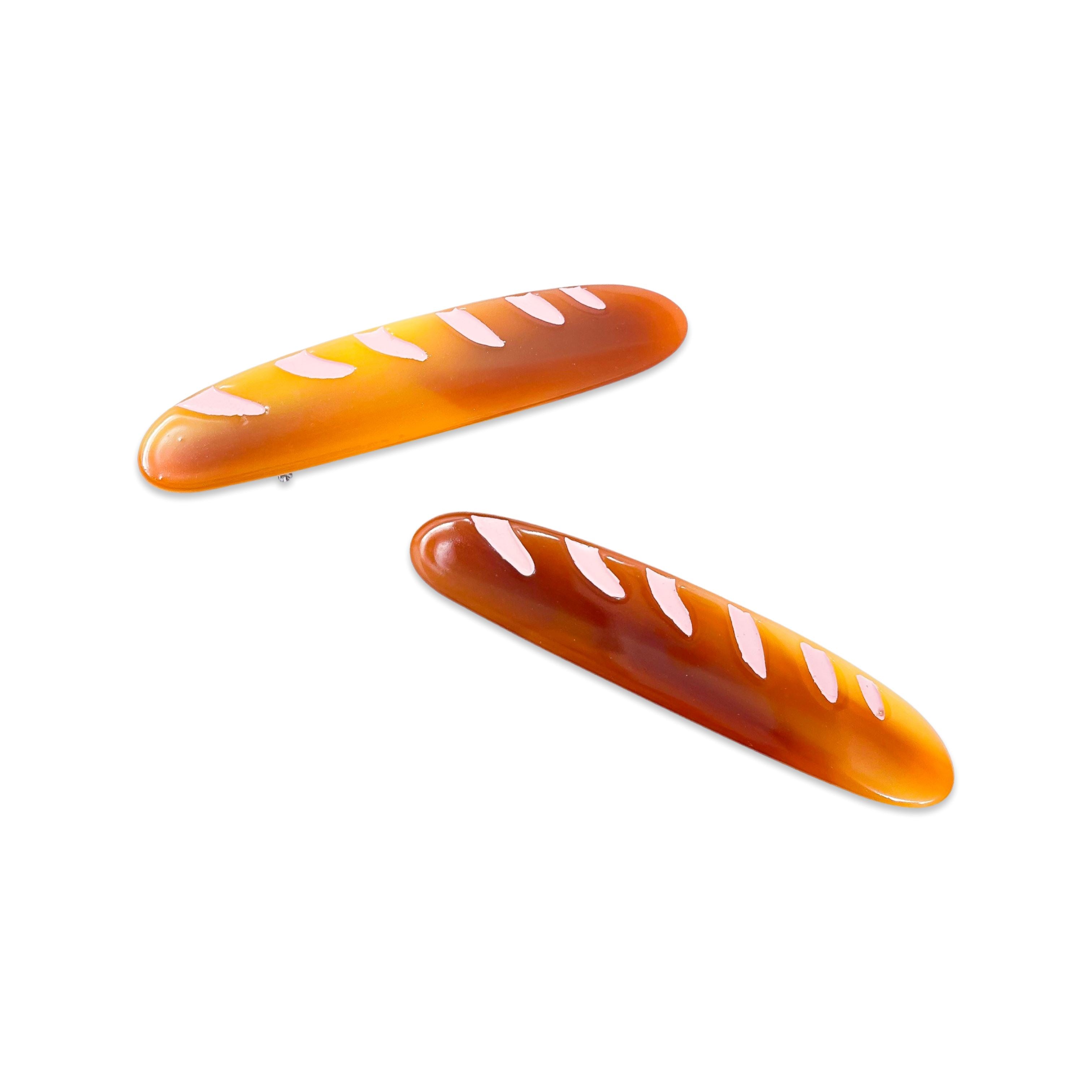 Baguette Alligator Hair Clip Set