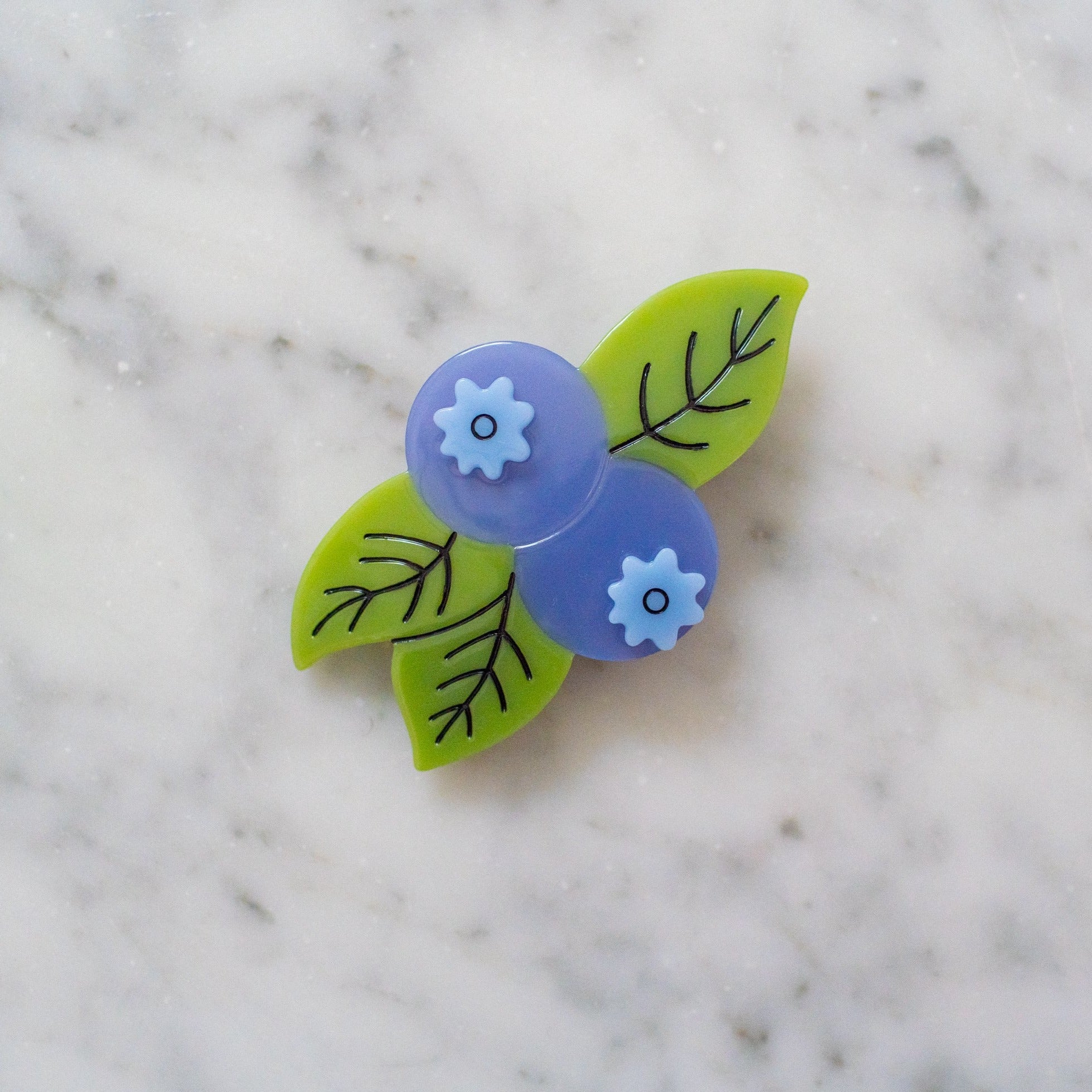 Blueberry French Barrette