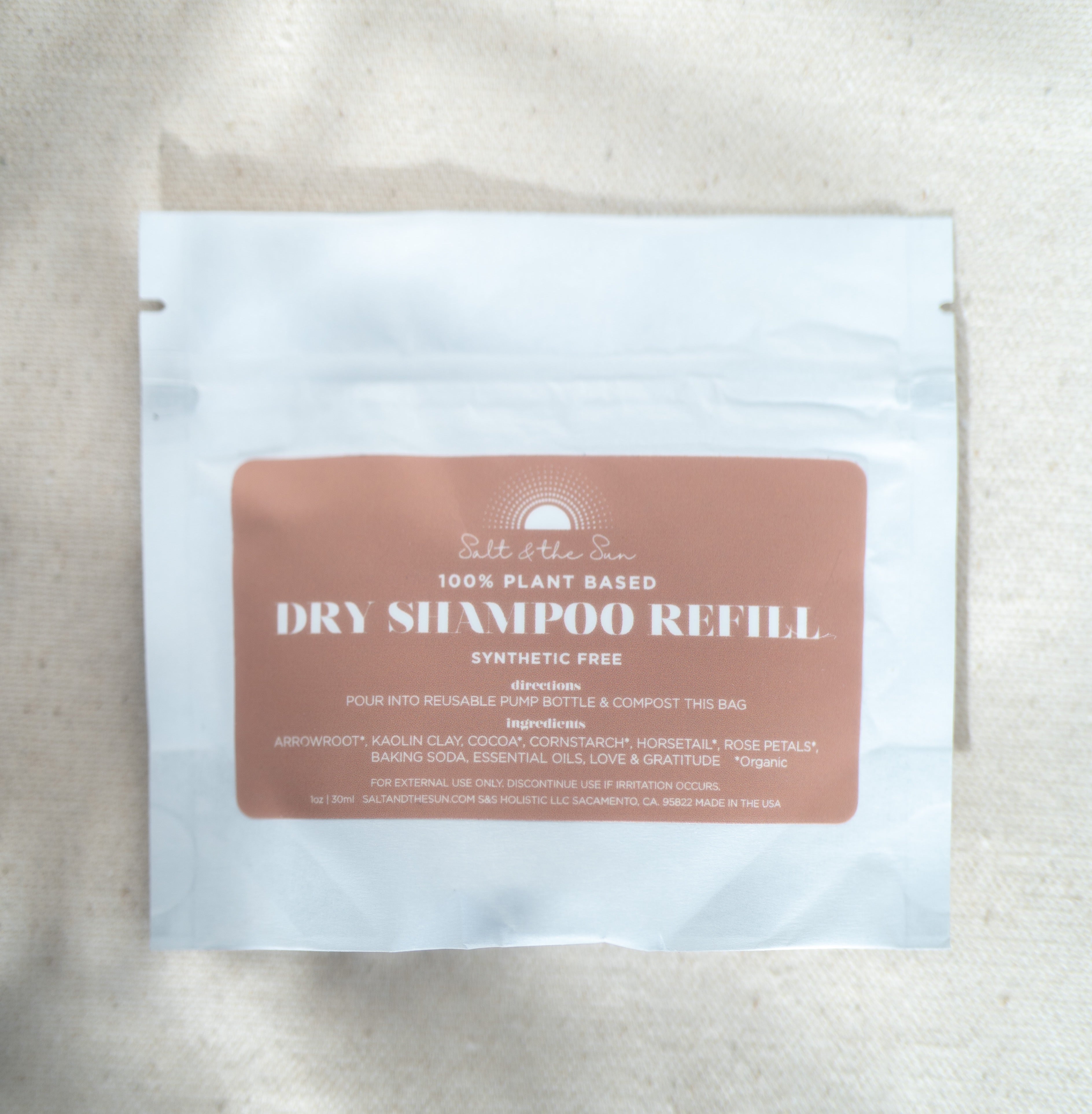 Dry Shampoo Compostable Refill