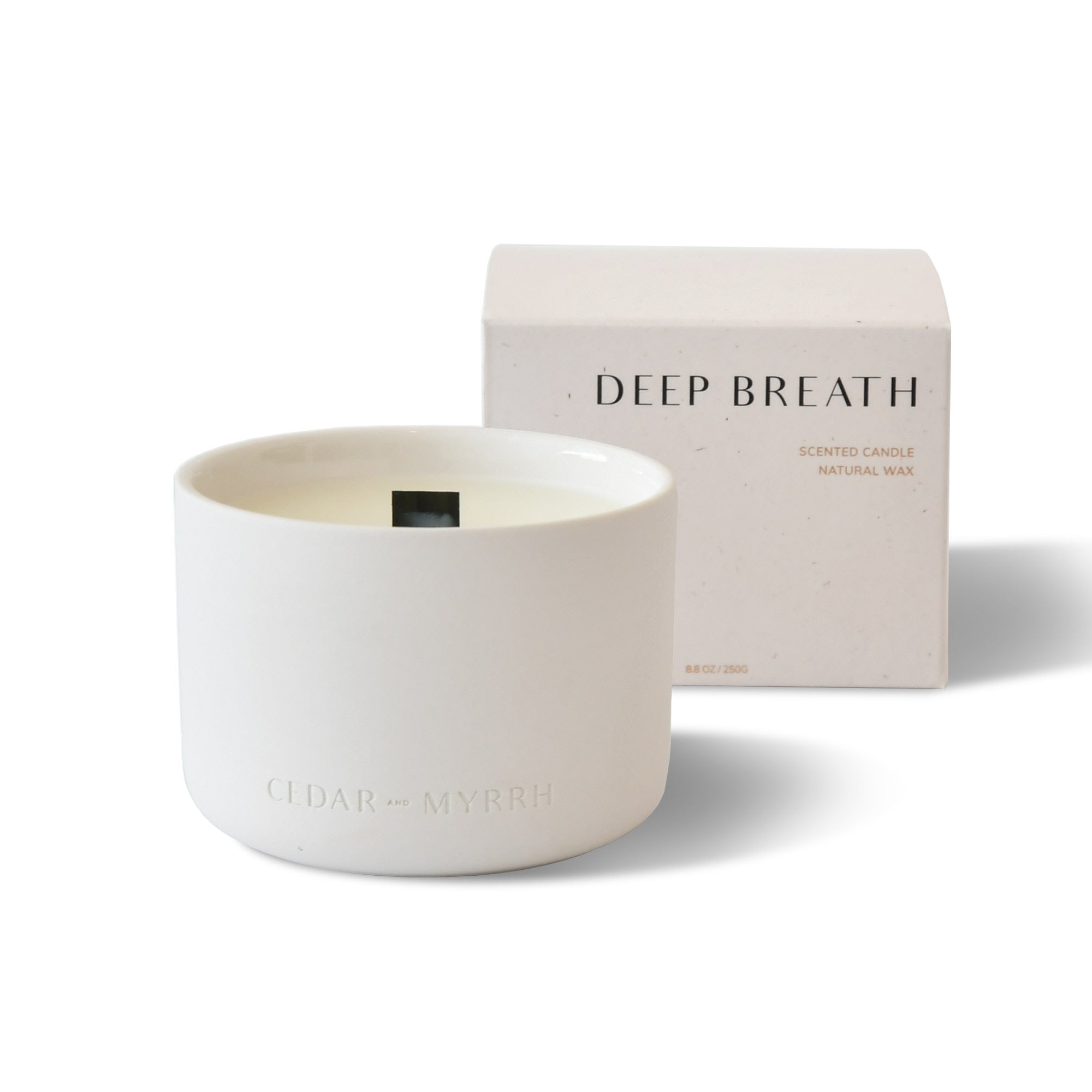 CEDAR AND MYRRHDeep Breath Wellness Candle - M.S Skincare