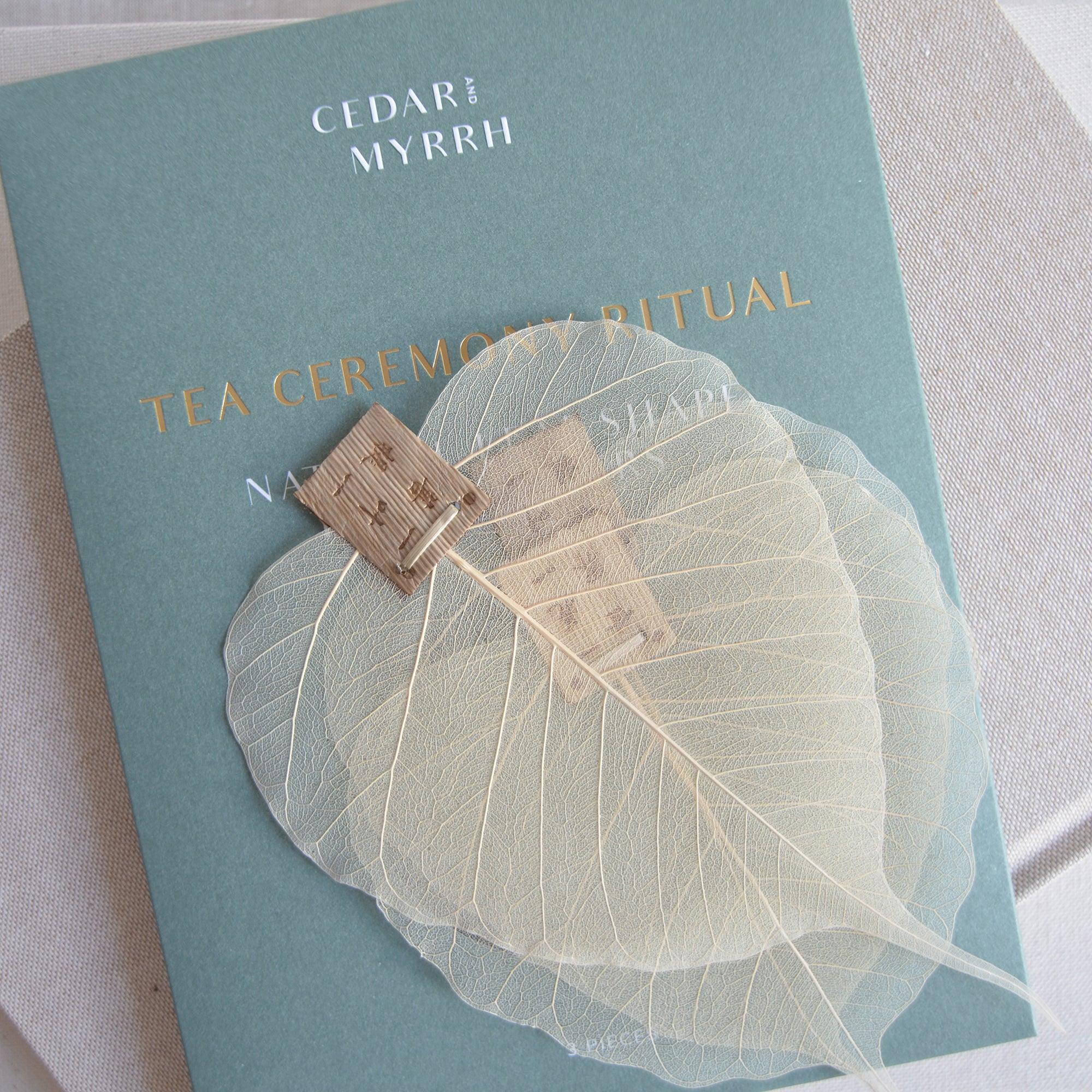 CEDAR AND MYRRHNatural Leaf Shape Tea Strainers - M.S Skincare