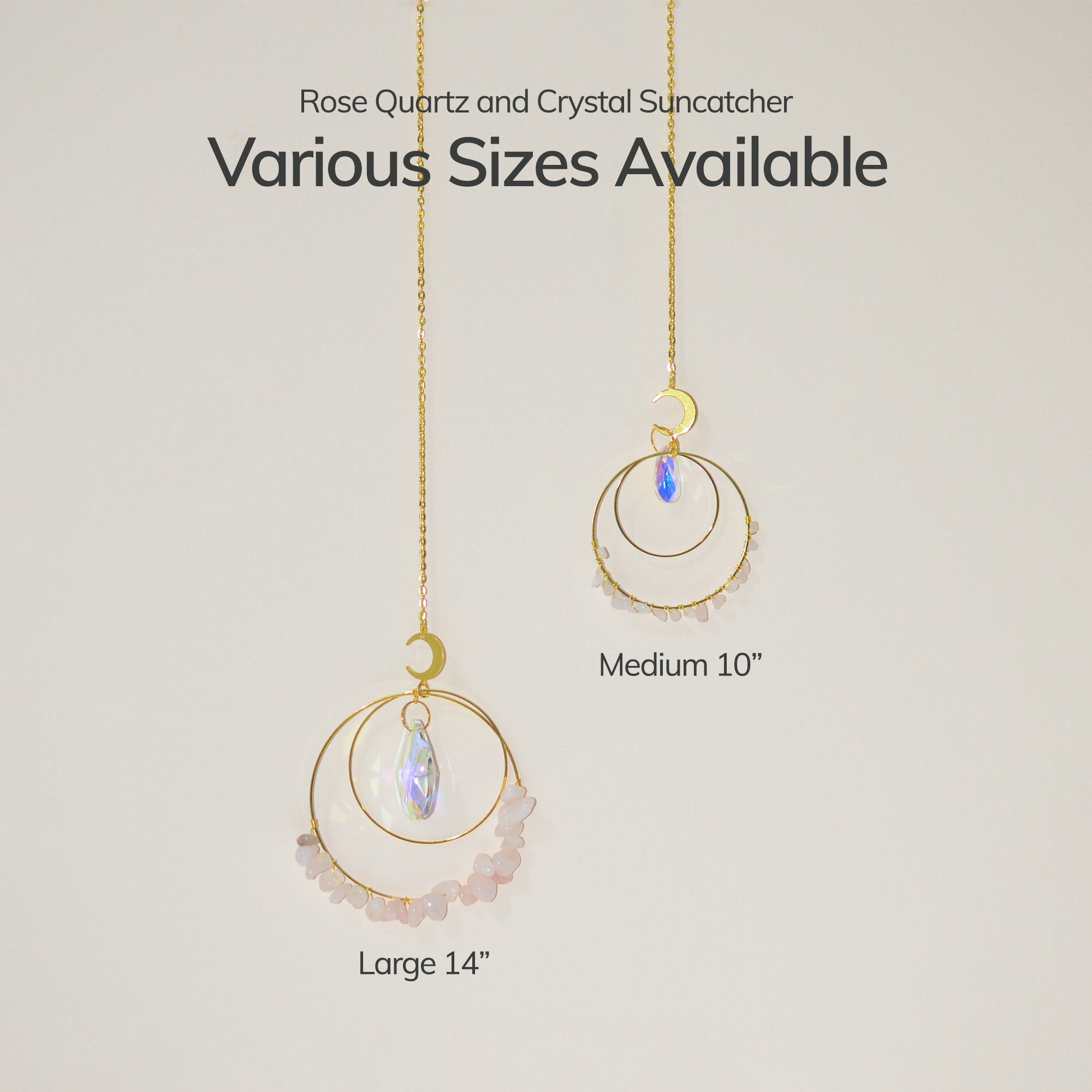 CEDAR AND MYRRHRose Quartz & Crystal Sun catcher - M.S Skincare