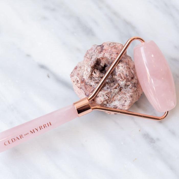 CEDAR AND MYRRHRose Quartz Facial Roller - M.S Skincare