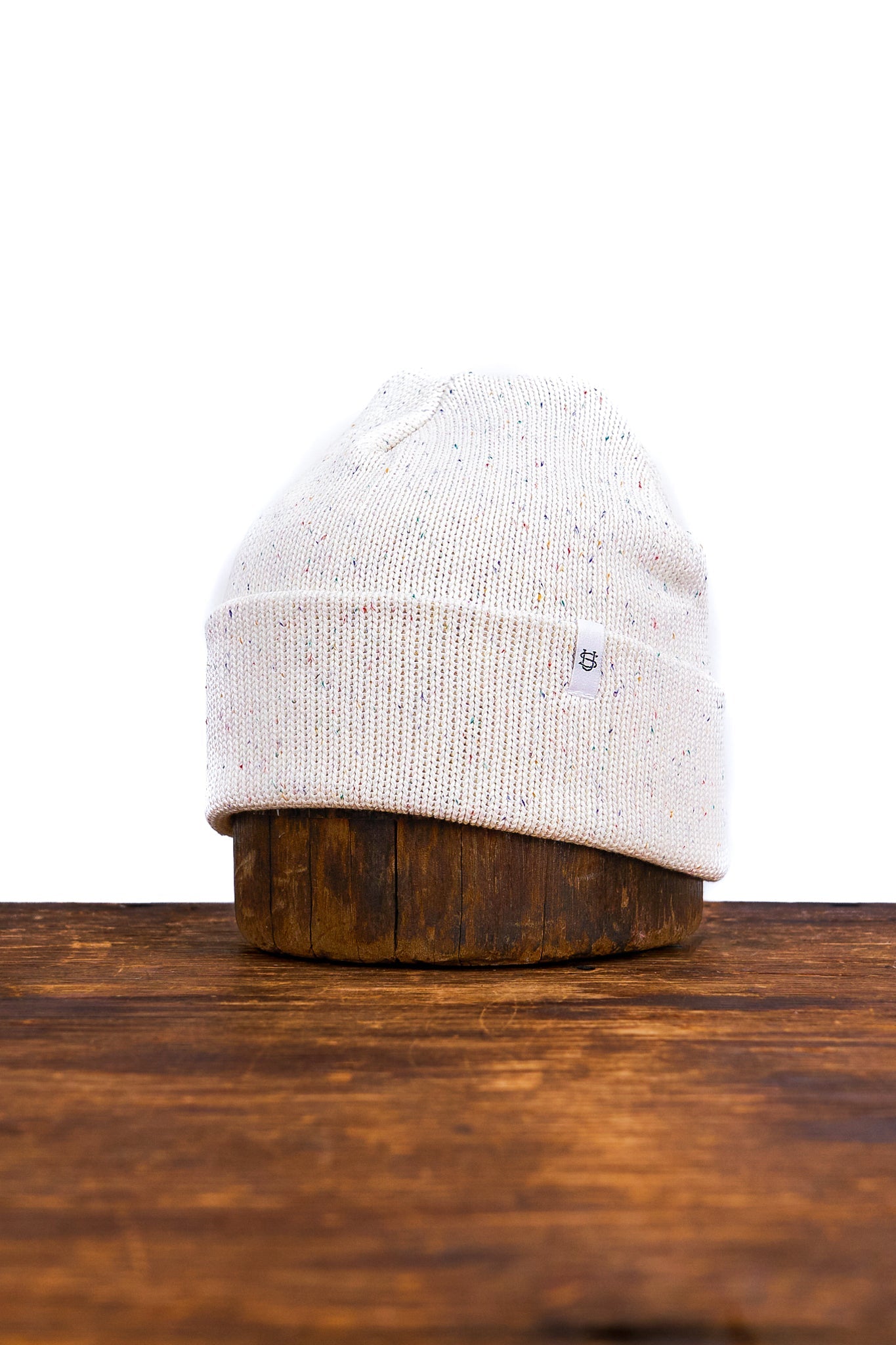 Confetti Easy Fit Fine Gauge Upcycled Cotton Beanie - S/M and L/XL