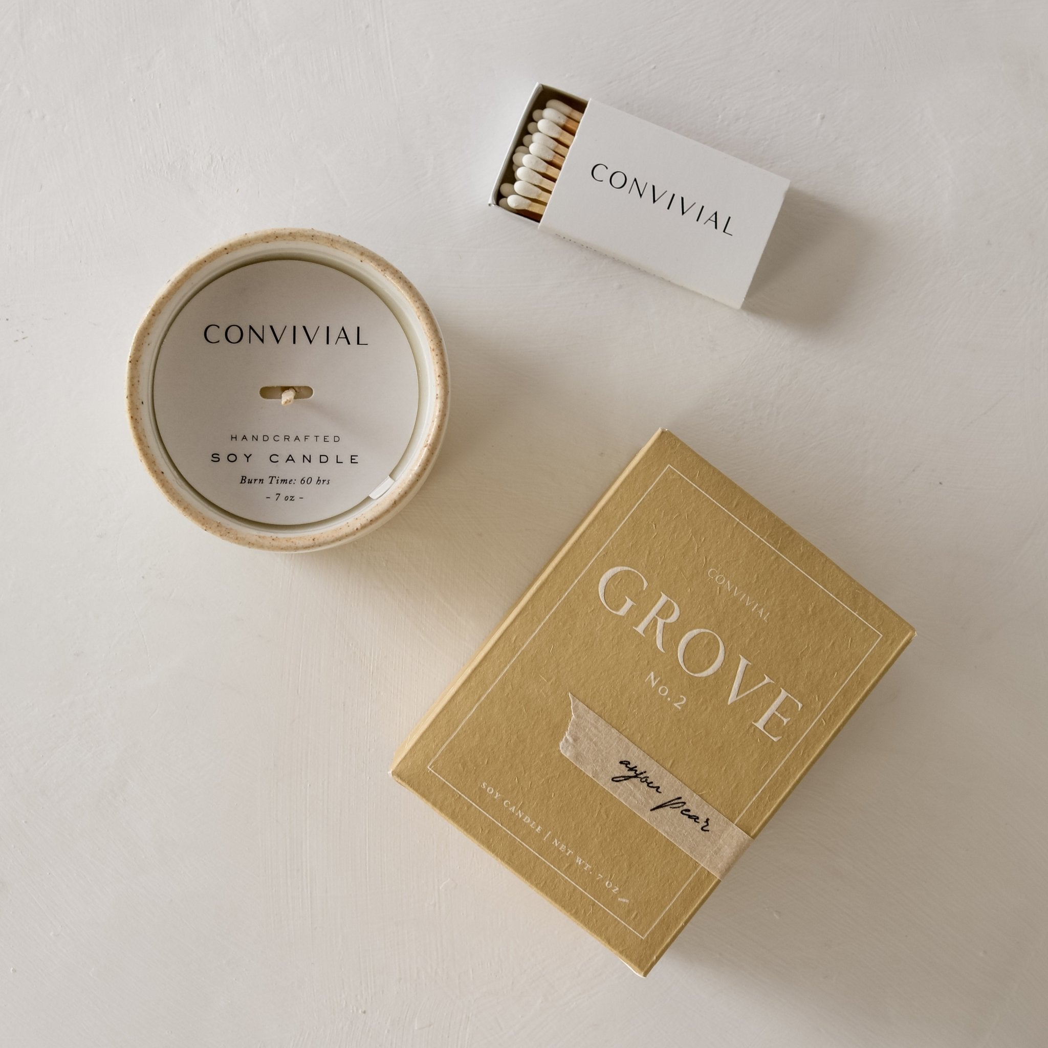 CONVIVIALAnjou Pear | 7 oz Candle - M.S Skincare