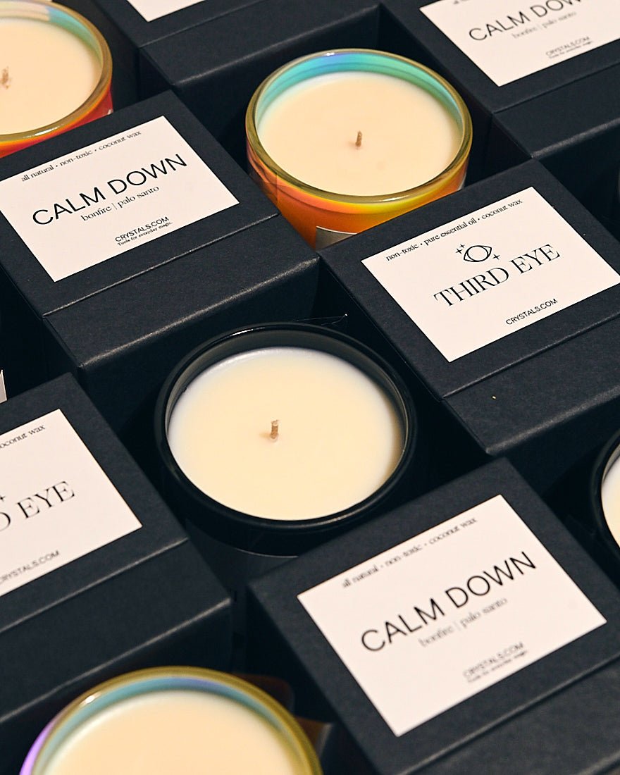 CRYSTALS.COM CALM DOWN Candle - M.S Skincare