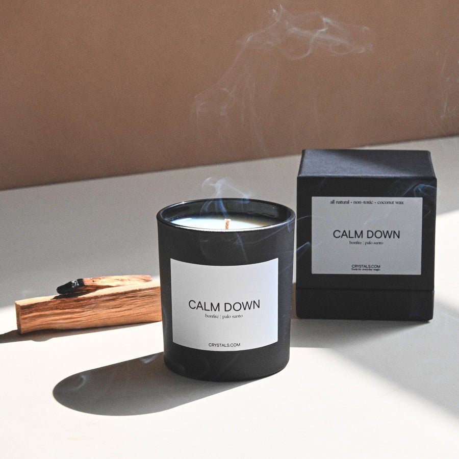 CRYSTALS.COM CALM DOWN Candle - M.S Skincare