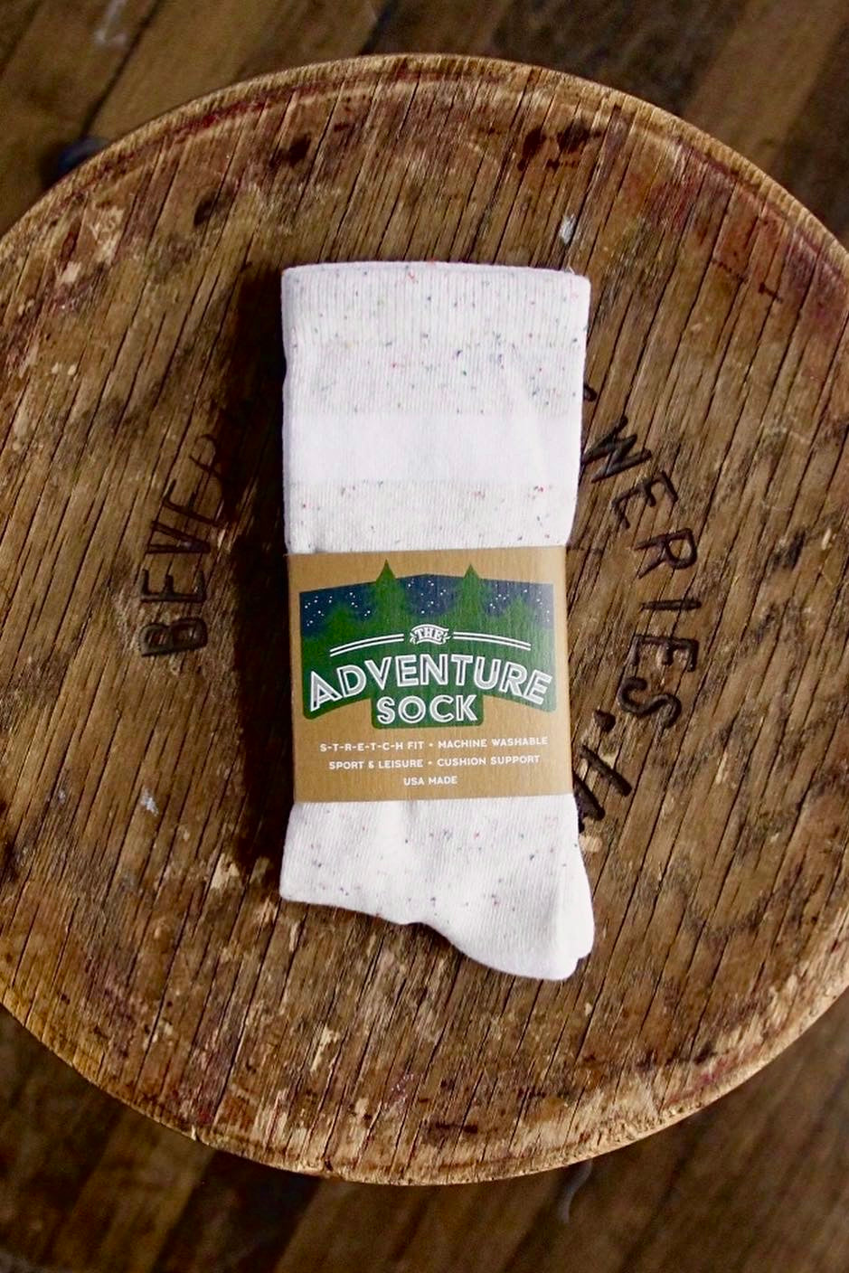 The Adventure Sock - Superfeine Socke aus recycelter Baumwolle