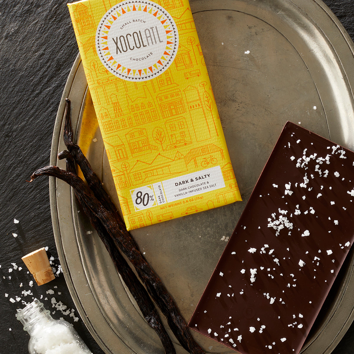 Dark & Salty Dark Chocolate Sea Salt Bar