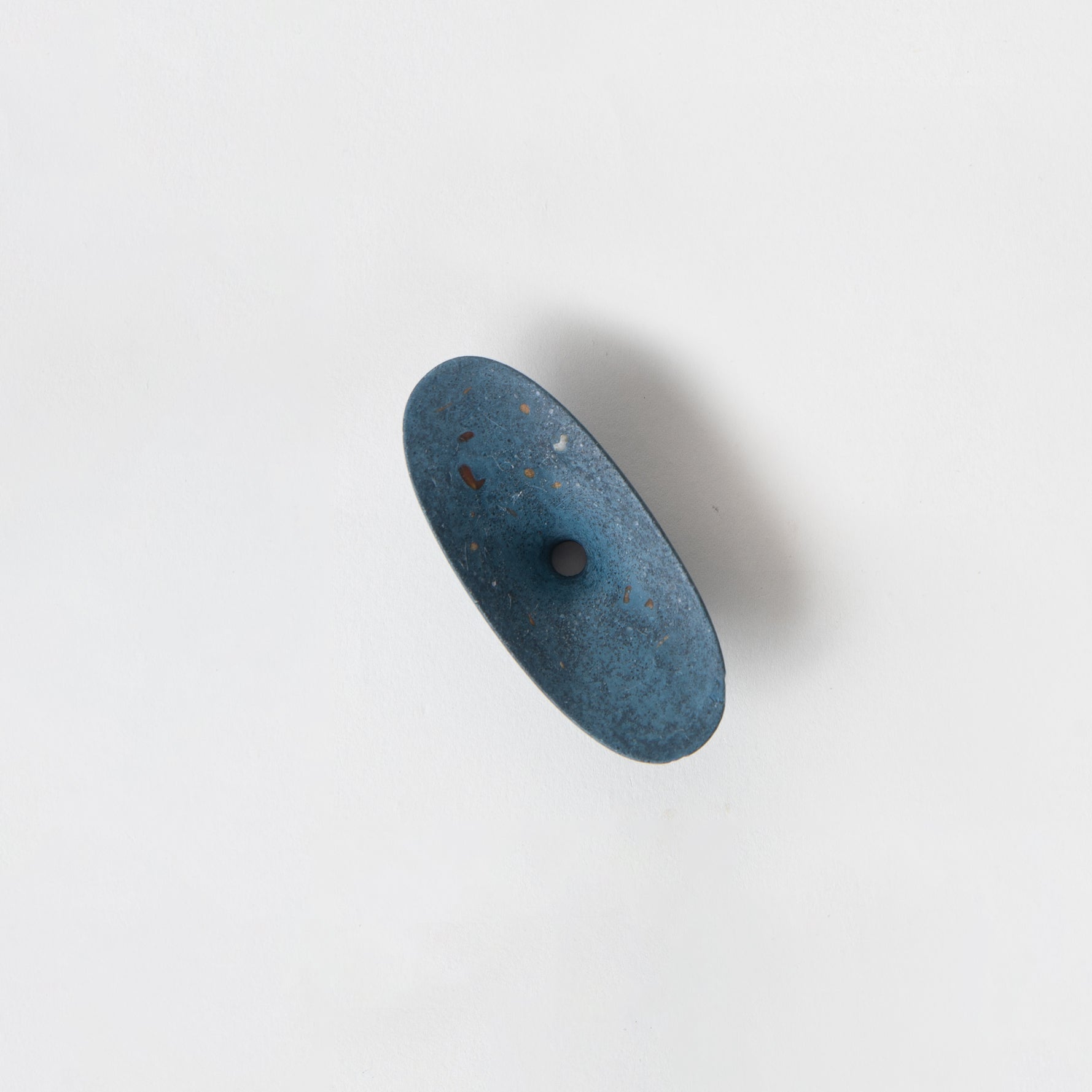 Dimple Coat Hook | Cobalt Terrazzo