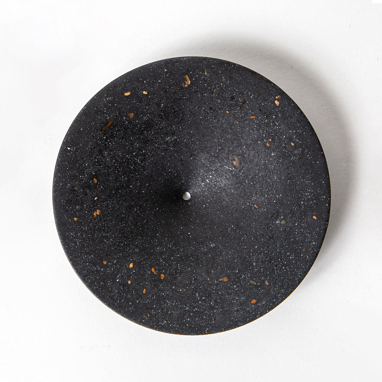 Dimple Wall Hook, Large | Black Terrazzo