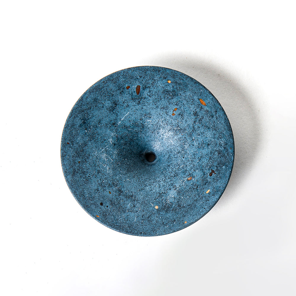 Dimple Wall Hook, Medium | Cobalt Terrazzo