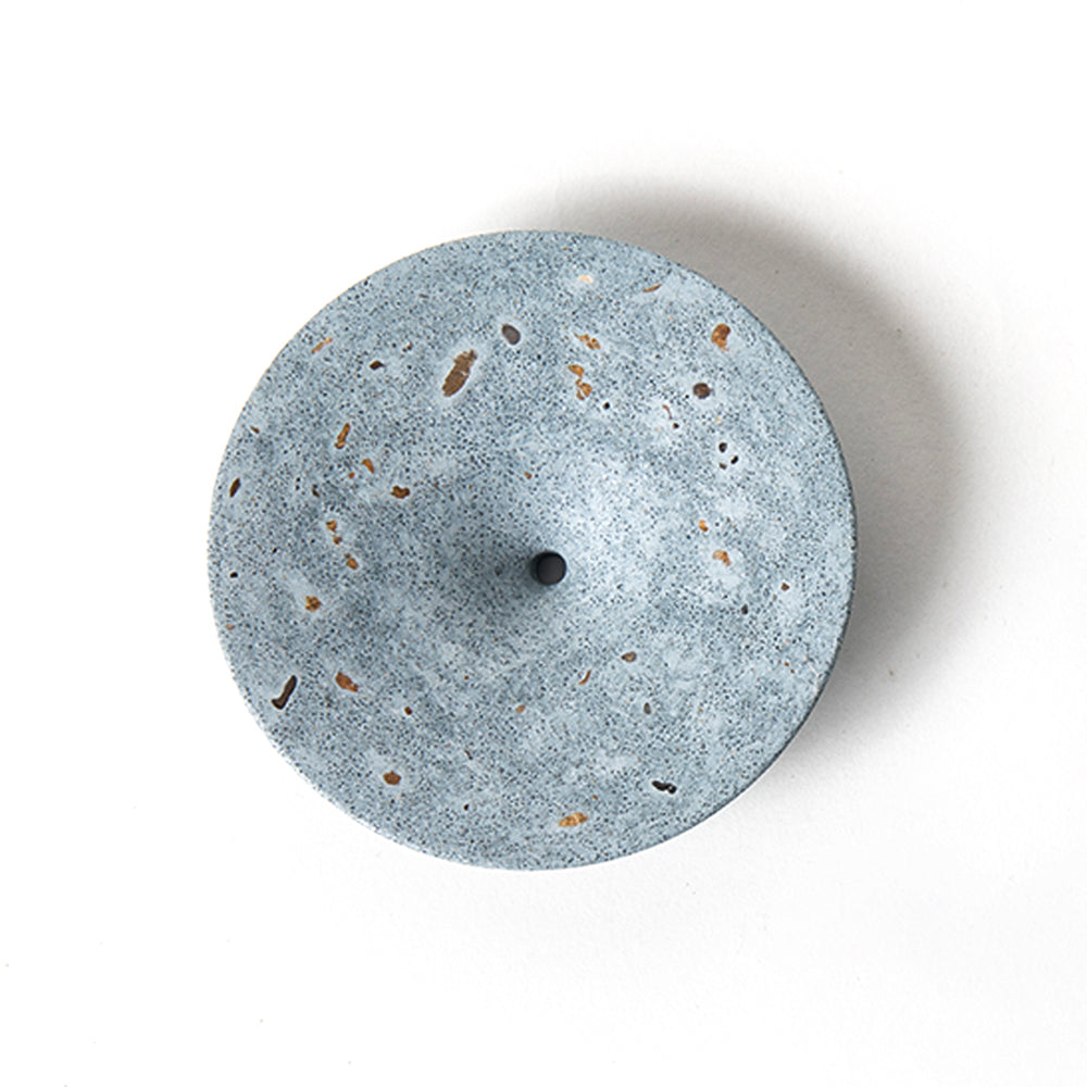 Dimple Wall Hook, Medium | Light Blue Terrazzo