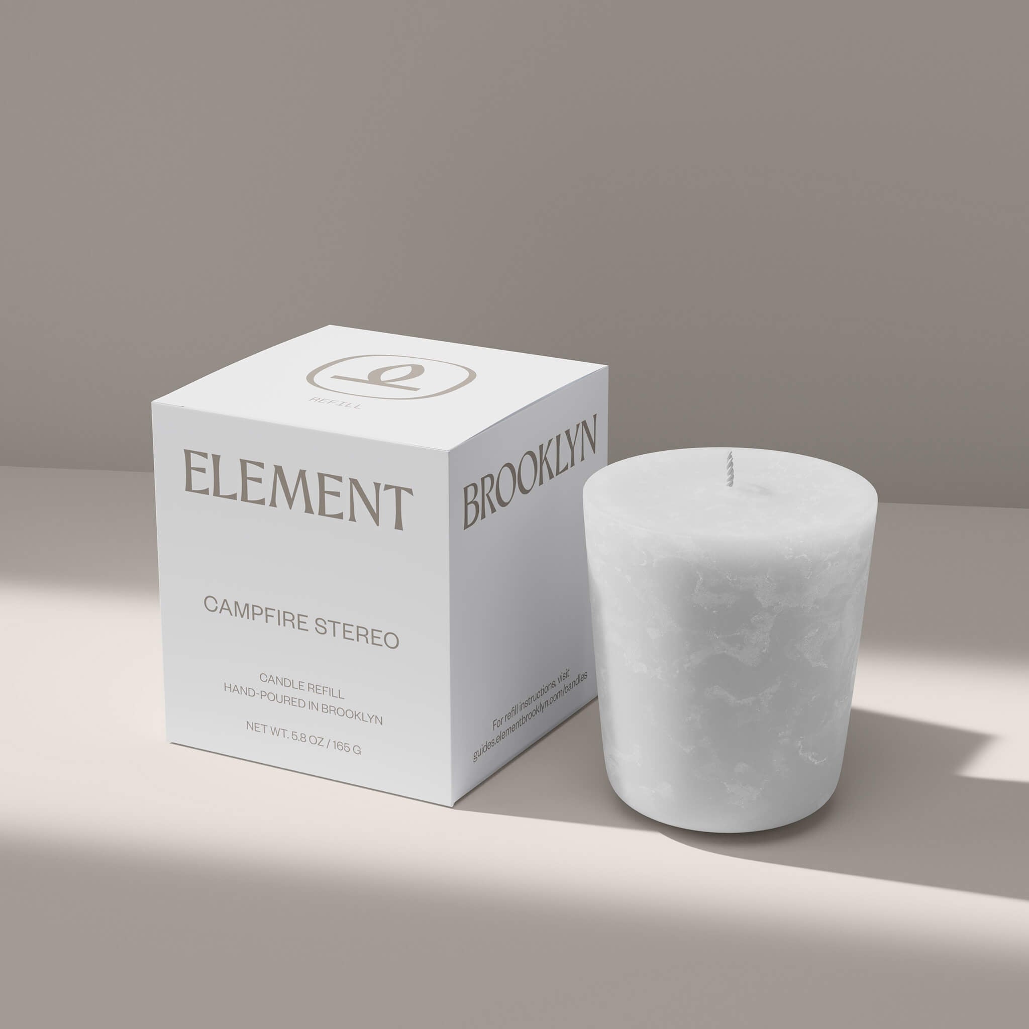 Element Brooklyn Campfire Stereo Candle Refill - M.S Skincare